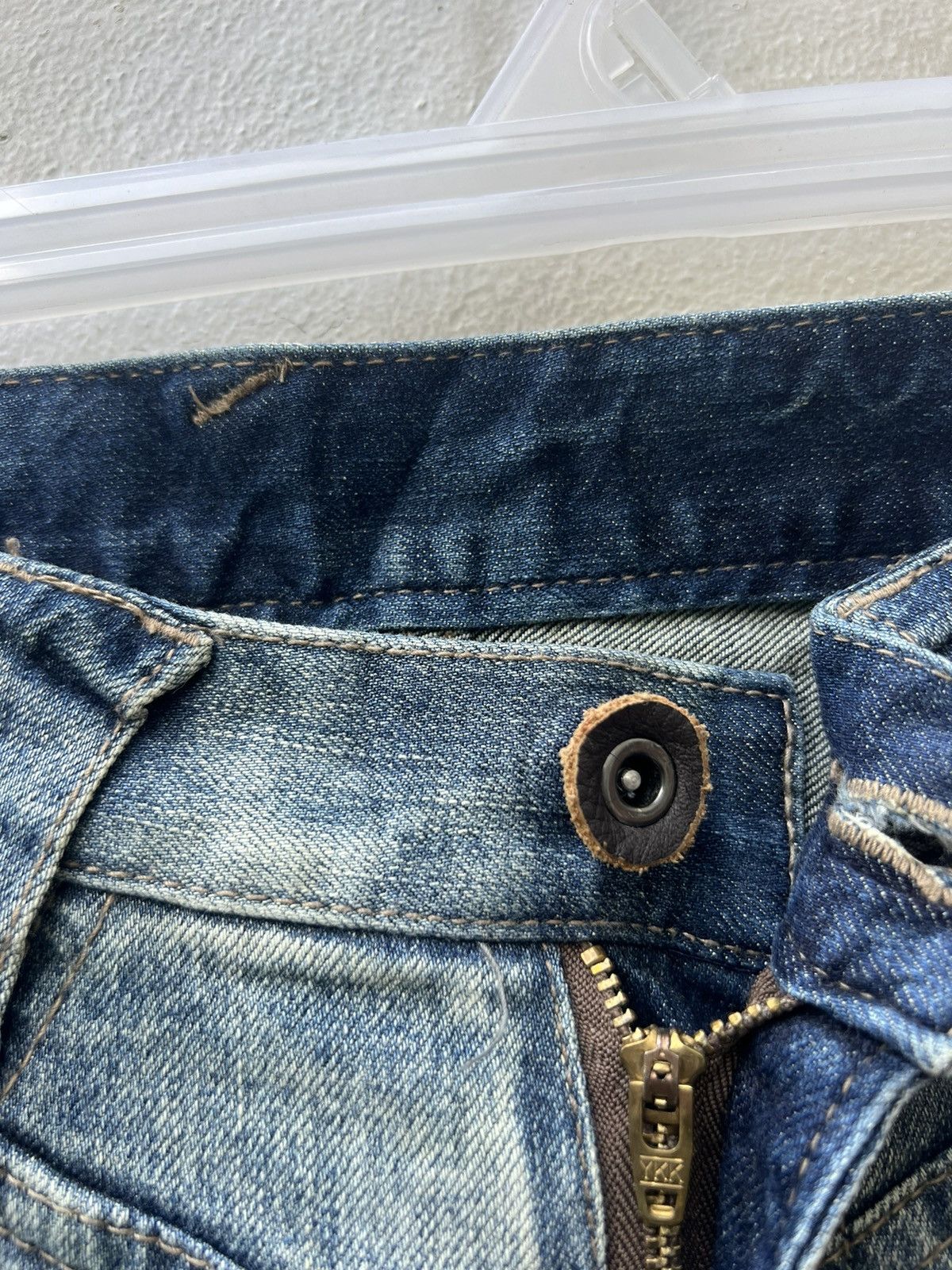Vintage Vintage PPFM Japan Multi Zipper Stretch Denim Jeans Slim Size US 30 / EU 46 - 7 Thumbnail