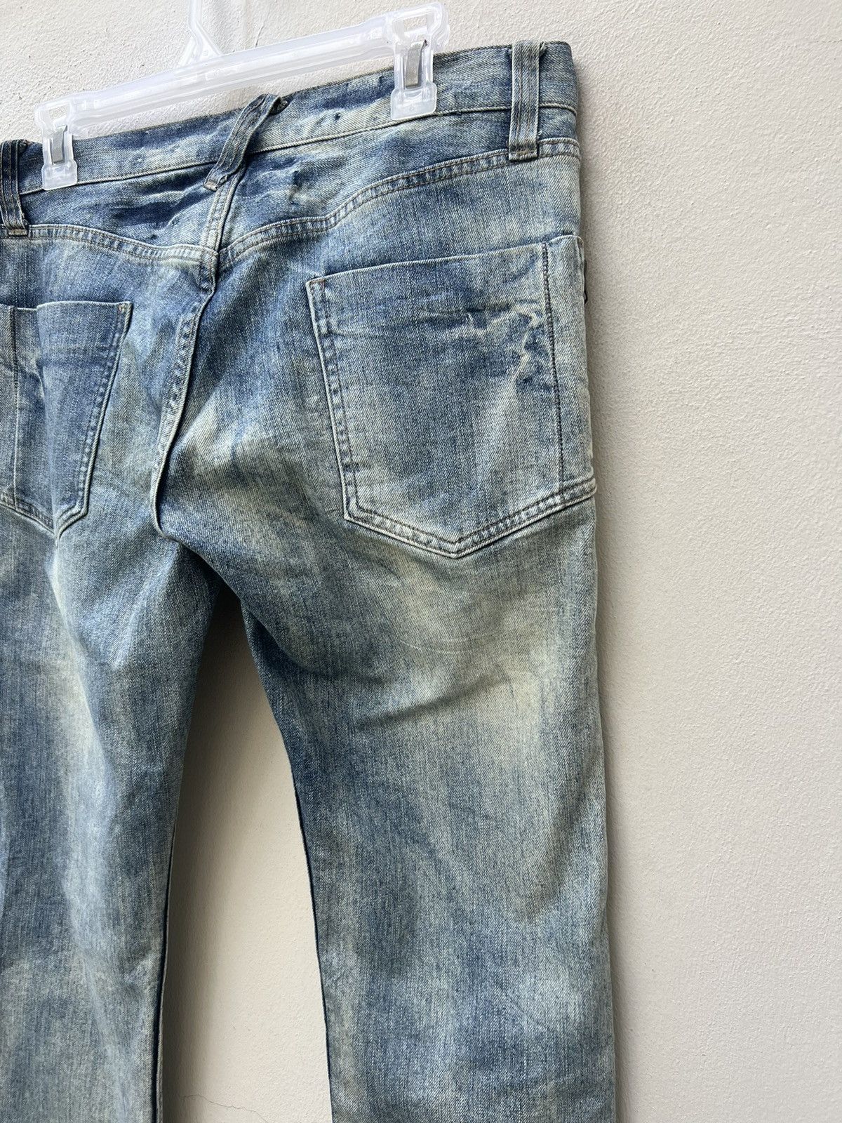 Vintage Vintage PPFM Japan Multi Zipper Stretch Denim Jeans Slim Size US 30 / EU 46 - 18 Thumbnail
