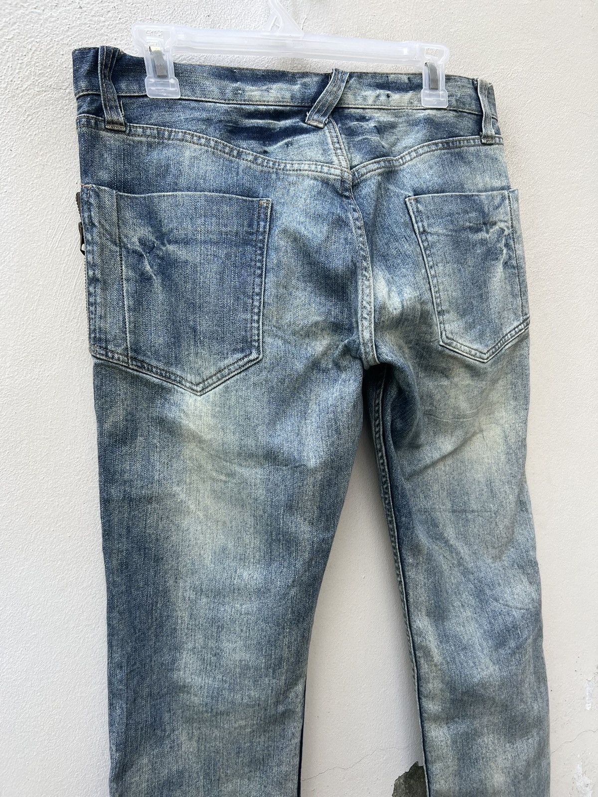 Vintage Vintage PPFM Japan Multi Zipper Stretch Denim Jeans Slim Size US 30 / EU 46 - 16 Thumbnail