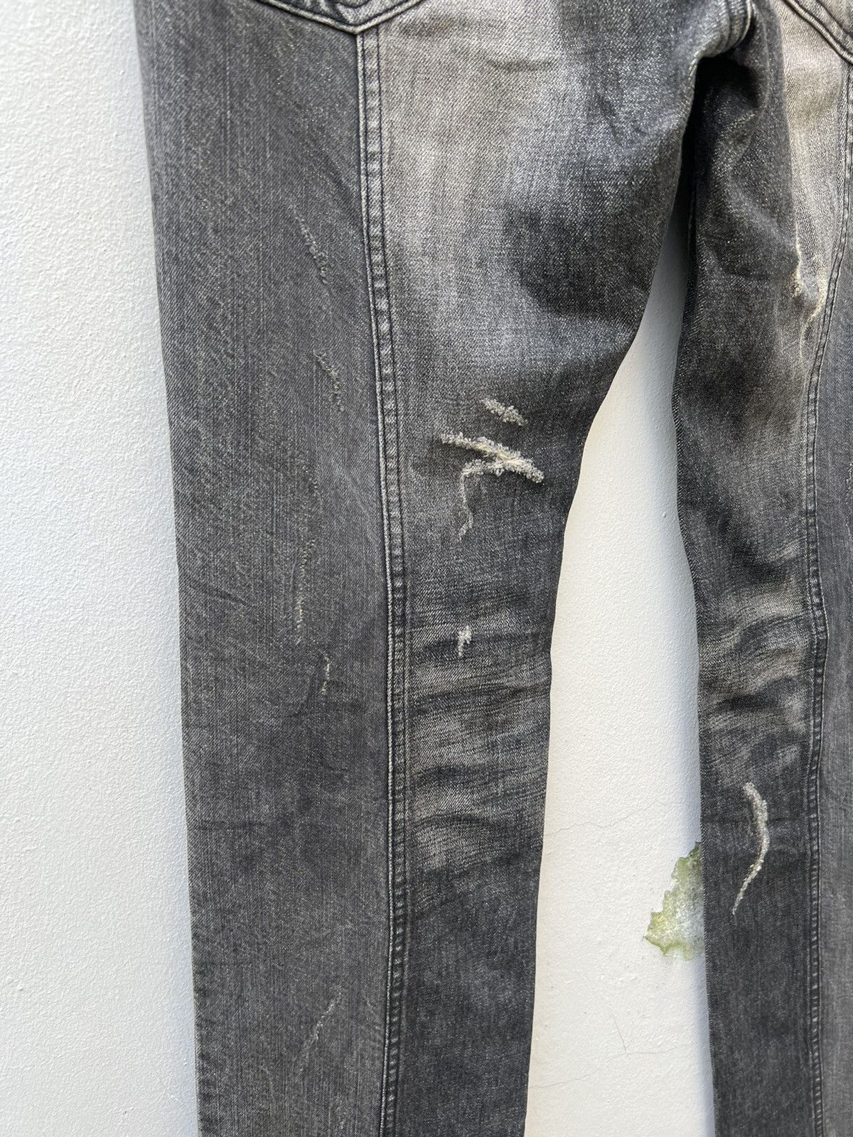 BUFFALO BOBS Vintage Buffalo Jeans Japan Ripped Denim Panelled Jeans Size US 32 / EU 48 - 17 Thumbnail