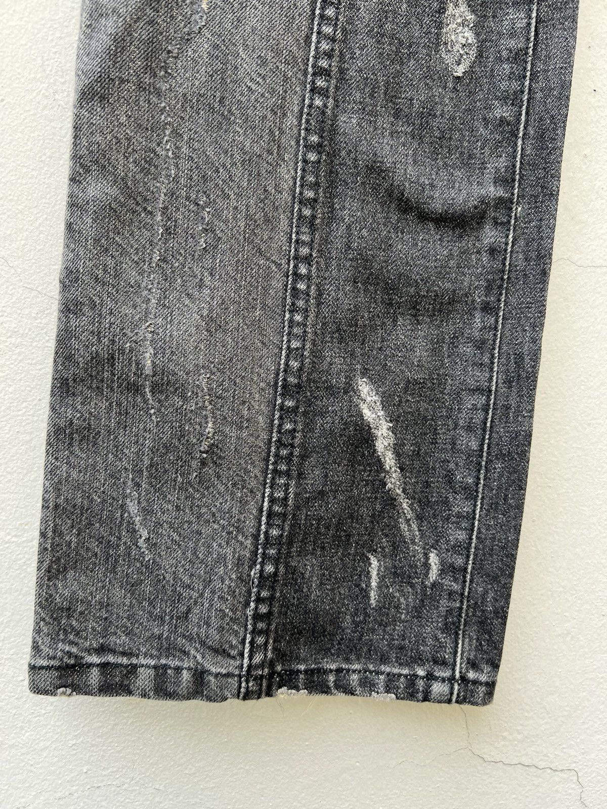 BUFFALO BOBS Vintage Buffalo Jeans Japan Ripped Denim Panelled Jeans Size US 32 / EU 48 - 11 Thumbnail