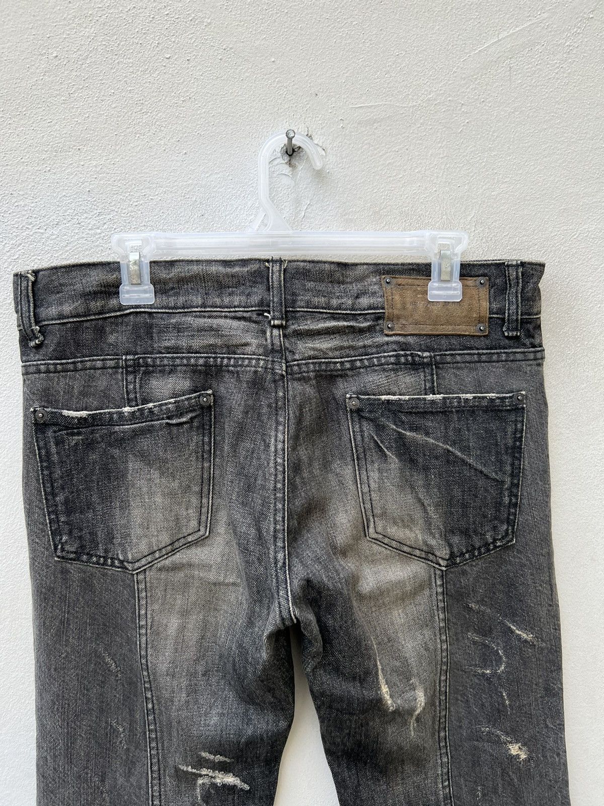 BUFFALO BOBS Vintage Buffalo Jeans Japan Ripped Denim Panelled Jeans Size US 32 / EU 48 - 16 Thumbnail