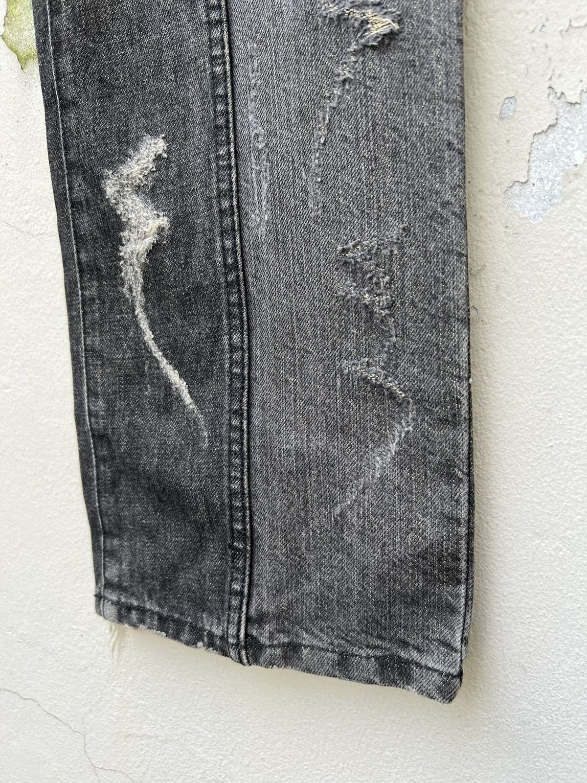 BUFFALO BOBS Vintage Buffalo Jeans Japan Ripped Denim Panelled Jeans Size US 32 / EU 48 - 14 Thumbnail