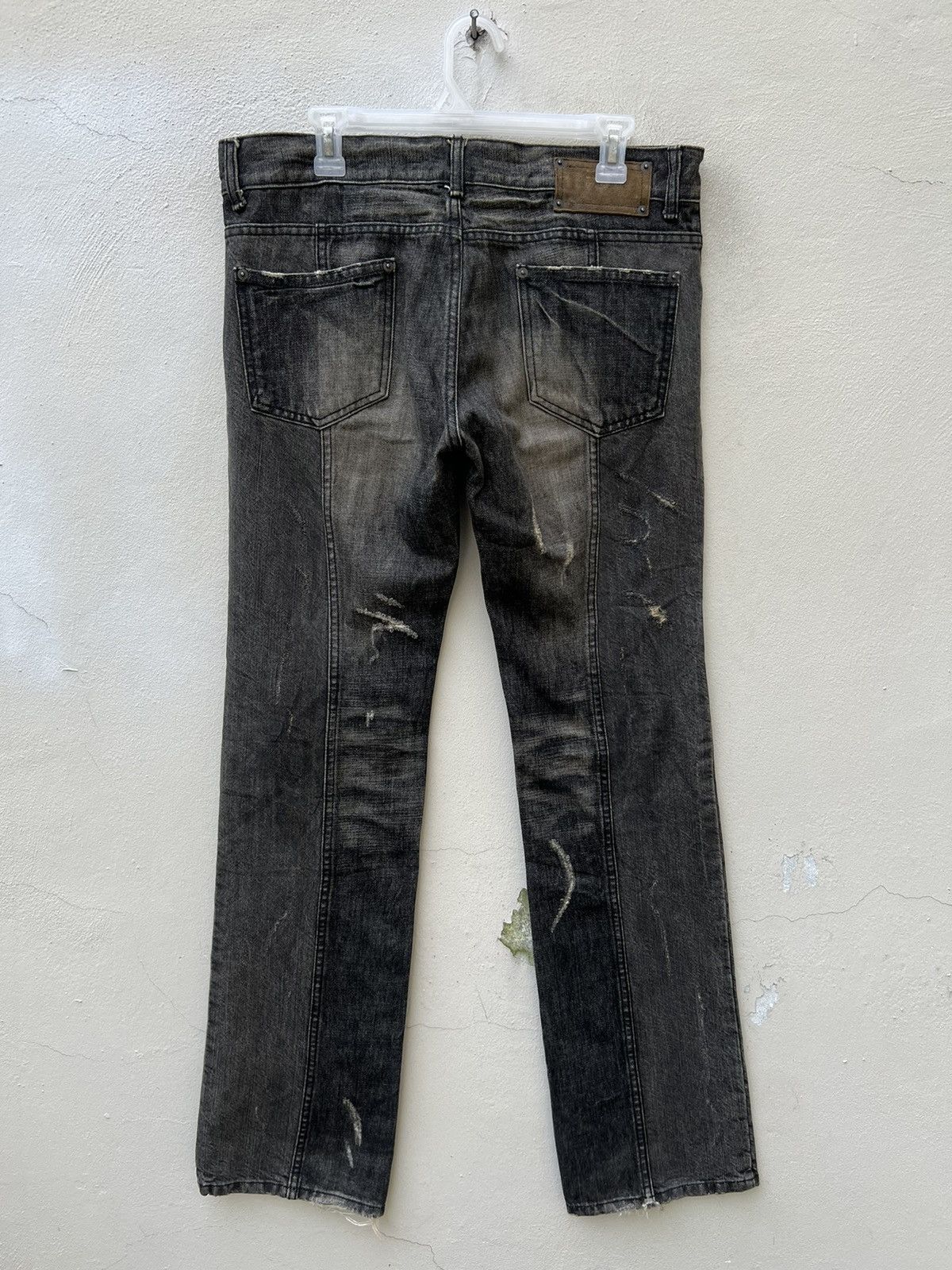 BUFFALO BOBS Vintage Buffalo Jeans Japan Ripped Denim Panelled Jeans Size US 32 / EU 48 - 15 Thumbnail