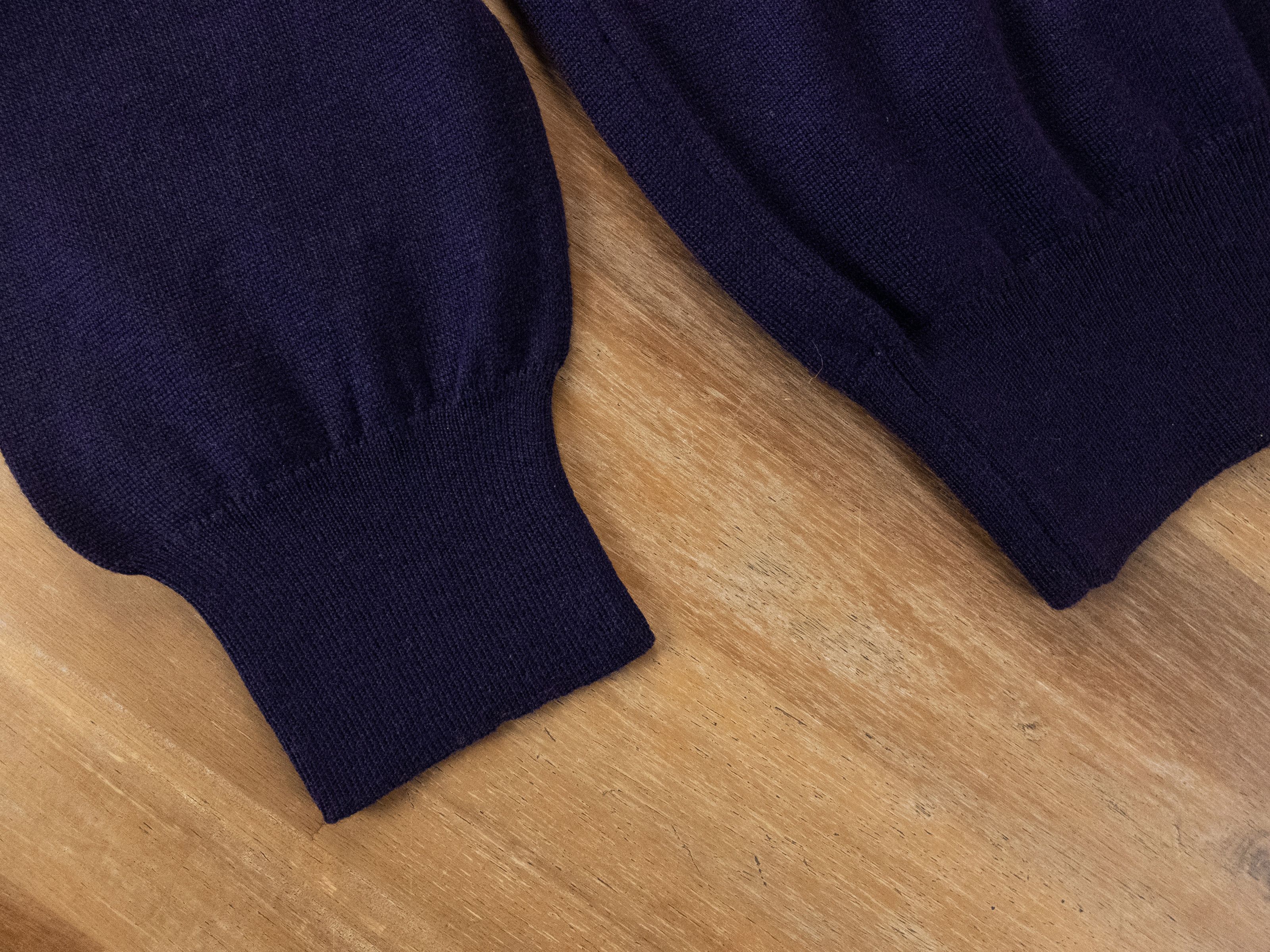 Drumohr DRUMOHR purple extra fine merino wool sweater 50 Large NWT Size US L / EU 52-54 / 3 - 4 Thumbnail