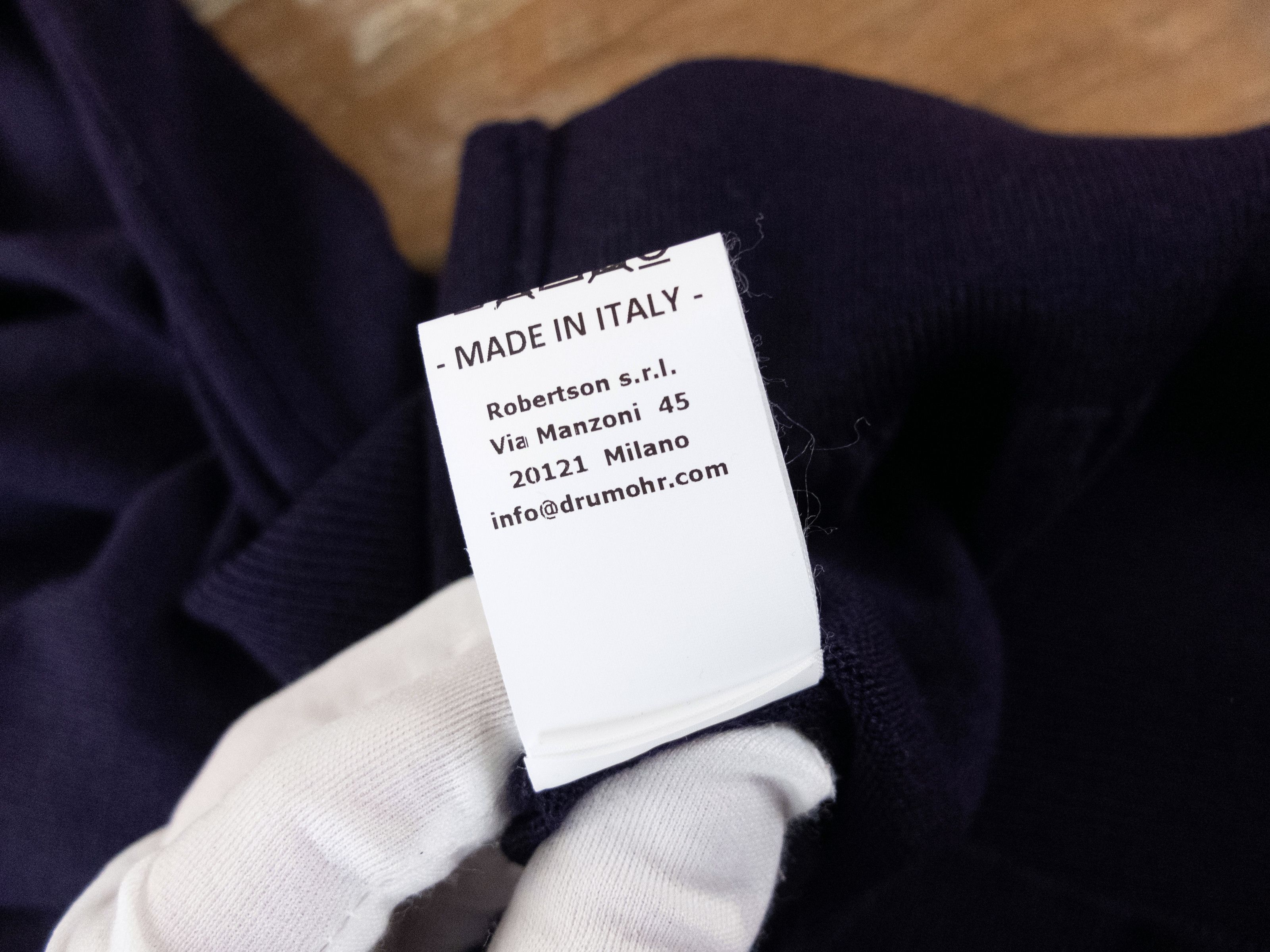 Drumohr DRUMOHR purple extra fine merino wool sweater 50 Large NWT Size US L / EU 52-54 / 3 - 6 Thumbnail