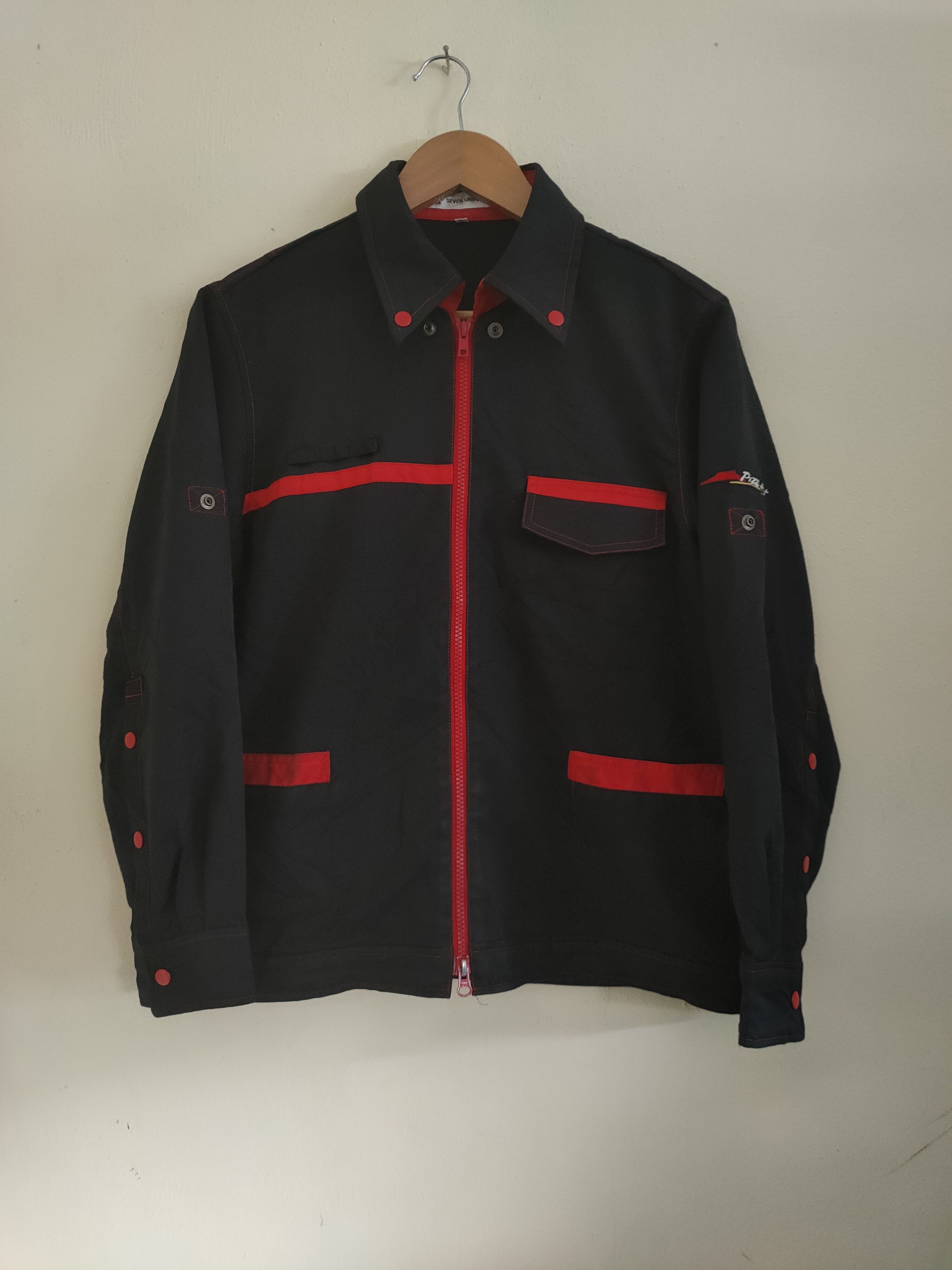 Japanese Brand × Vintage Rare Seven Uniform Pizza Hutt jacket Size US M / EU 48-50 / 2 - 1 Thumbnail