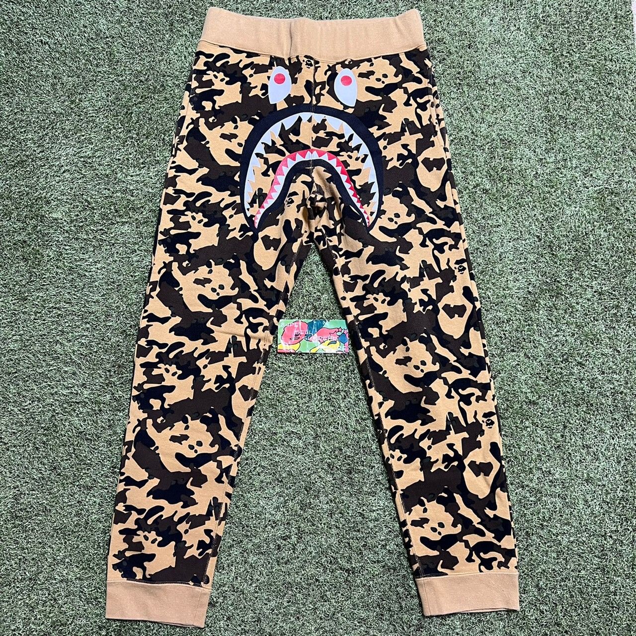 Bape Desert Camo Shark Sweat Pants Size US 32 / EU 48 - 1 Thumbnail