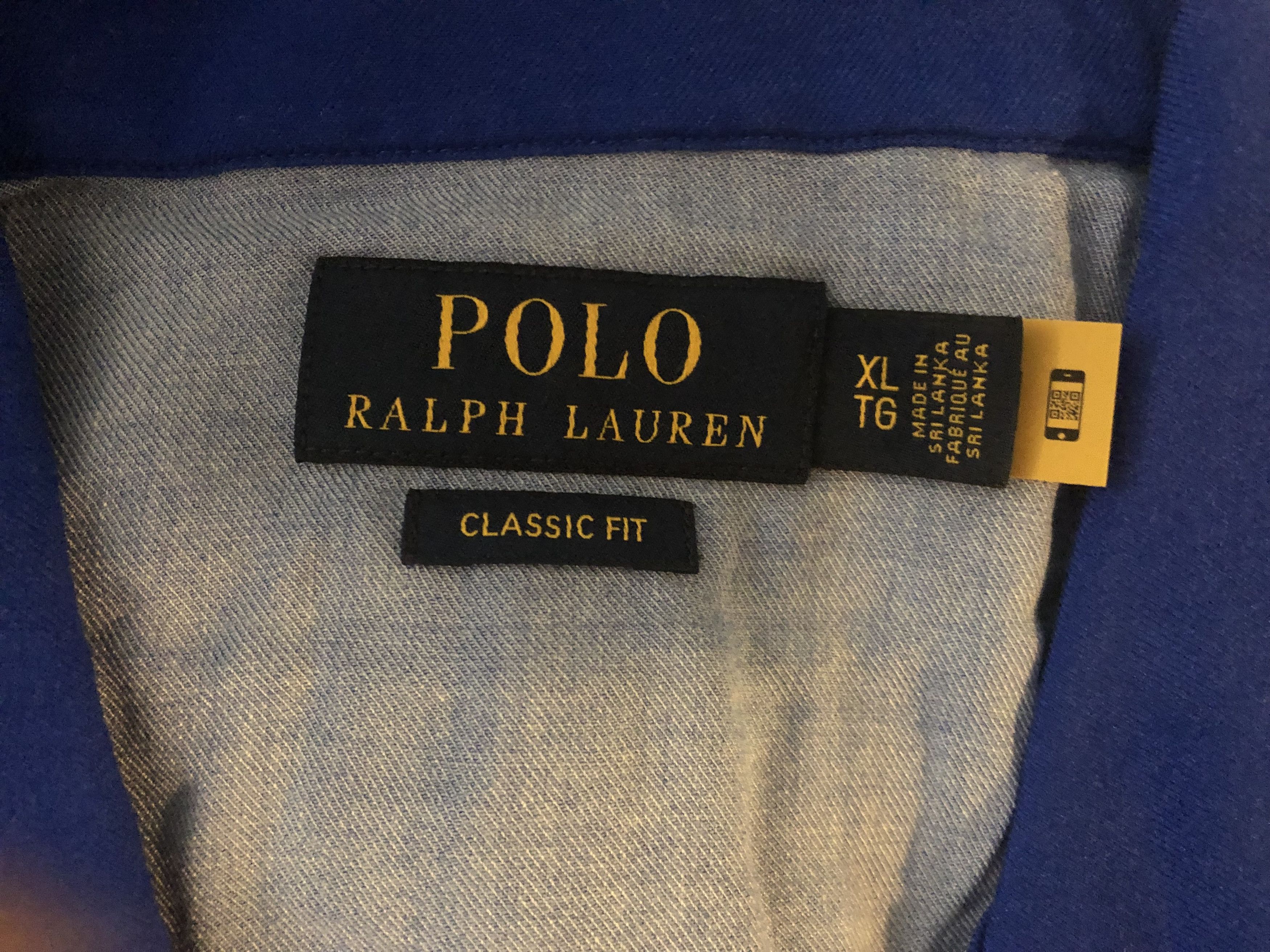 Polo Ralph Lauren Polo Ralph Lauren Wimbledon Classic Fit Twill Shirt XLARGE Size US XL / EU 56 / 4 - 6 Thumbnail