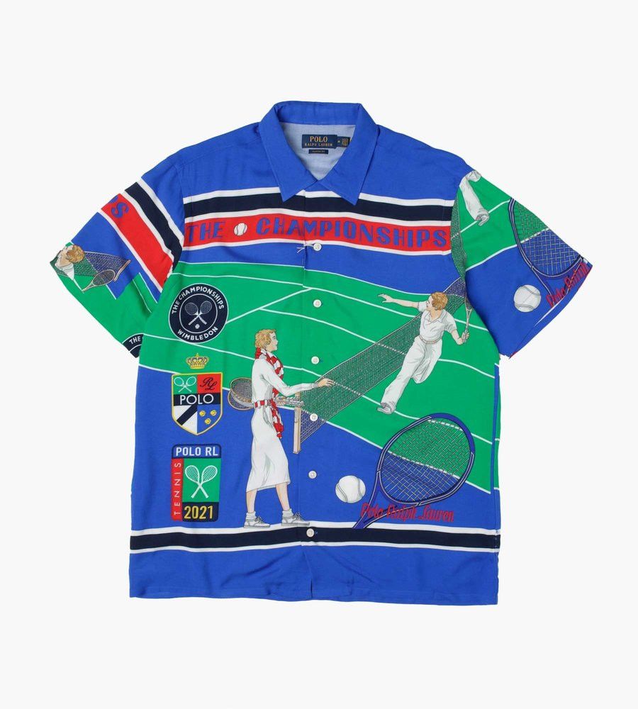 Polo Ralph Lauren Polo Ralph Lauren Wimbledon Classic Fit Twill Shirt XLARGE Size US XL / EU 56 / 4 - 5 Thumbnail