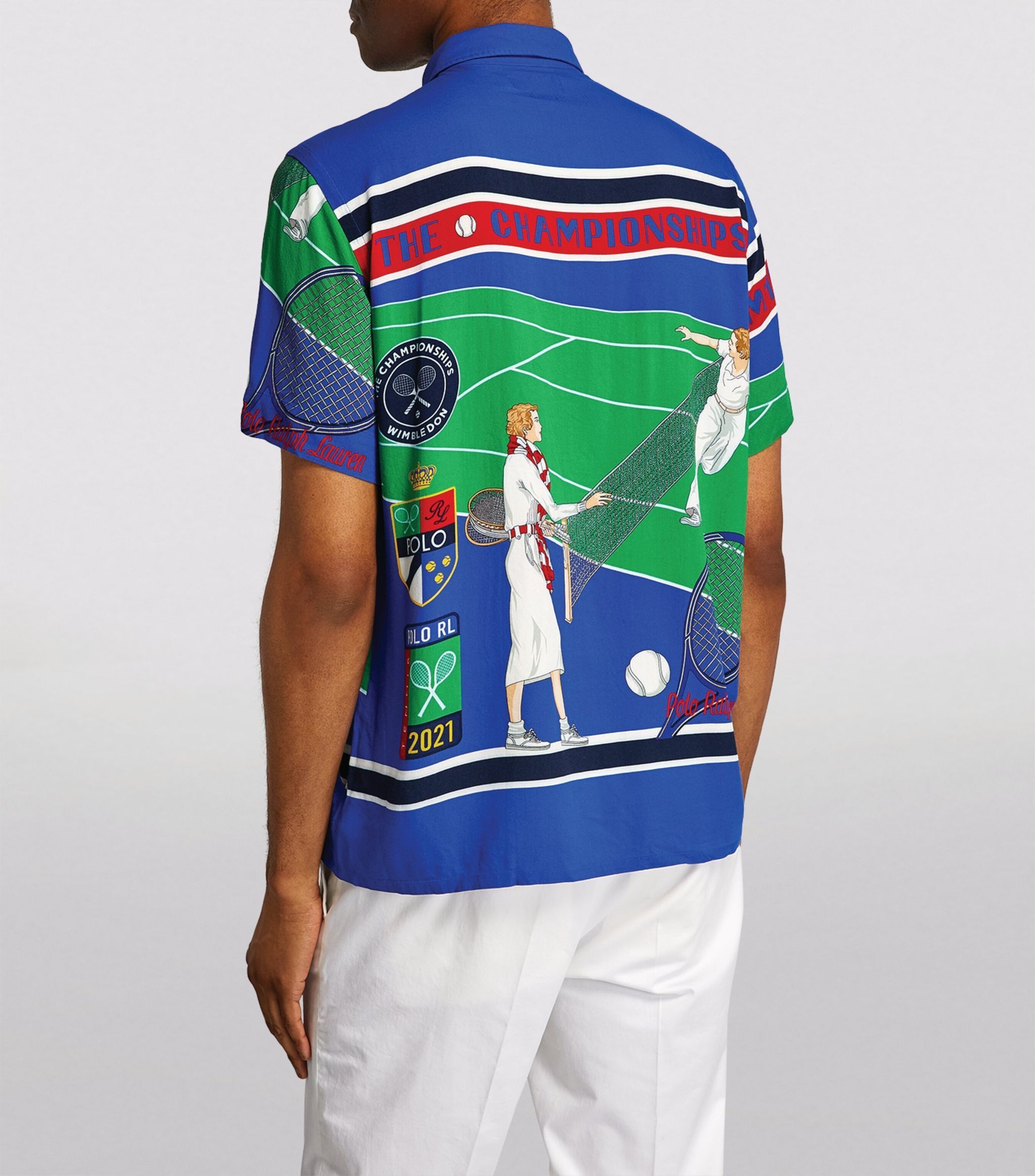 Polo Ralph Lauren Polo Ralph Lauren Wimbledon Classic Fit Twill Shirt XLARGE Size US XL / EU 56 / 4 - 3 Thumbnail
