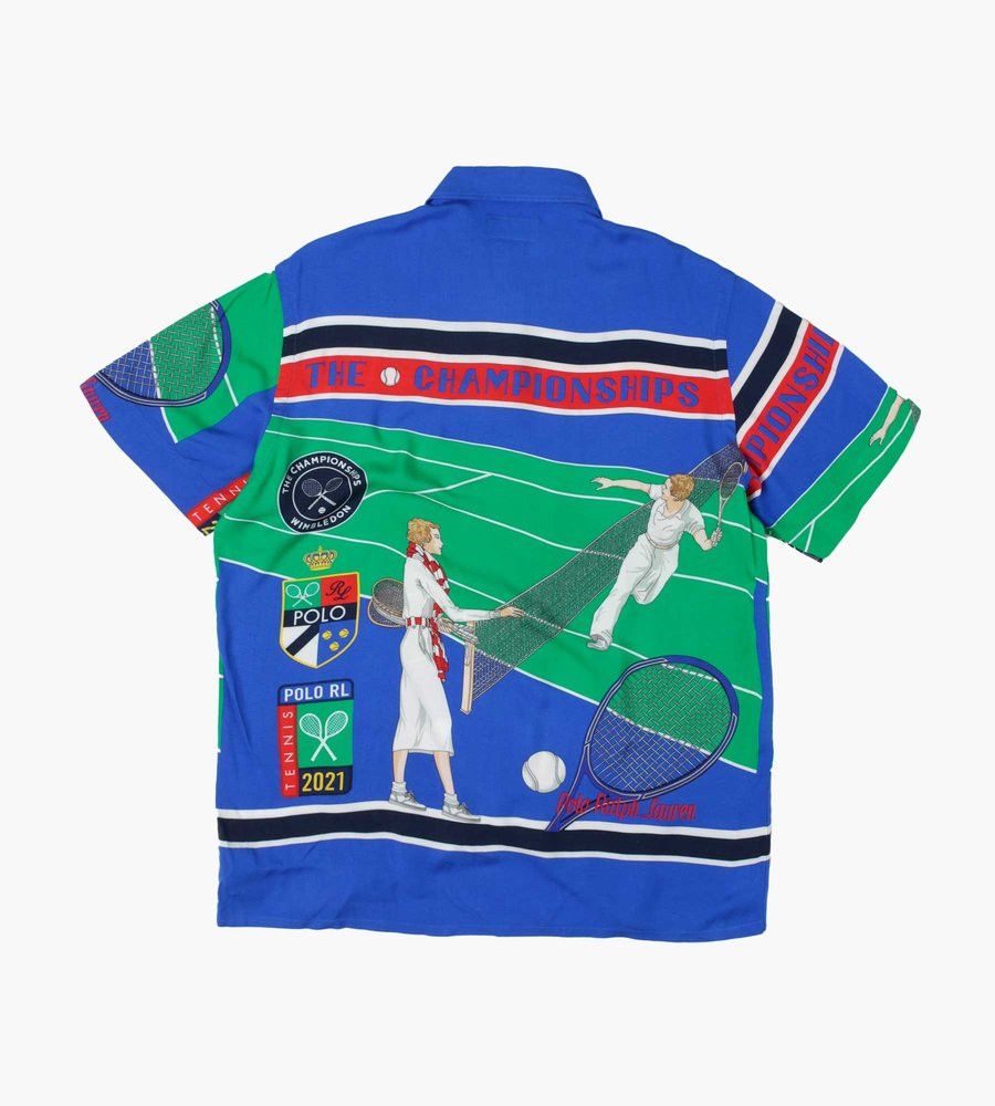 Polo Ralph Lauren Polo Ralph Lauren Wimbledon Classic Fit Twill Shirt XLARGE Size US XL / EU 56 / 4 - 2 Thumbnail