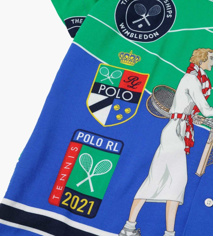Polo Ralph Lauren Polo Ralph Lauren Wimbledon Classic Fit Twill Shirt XLARGE Size US XL / EU 56 / 4 - 4 Thumbnail