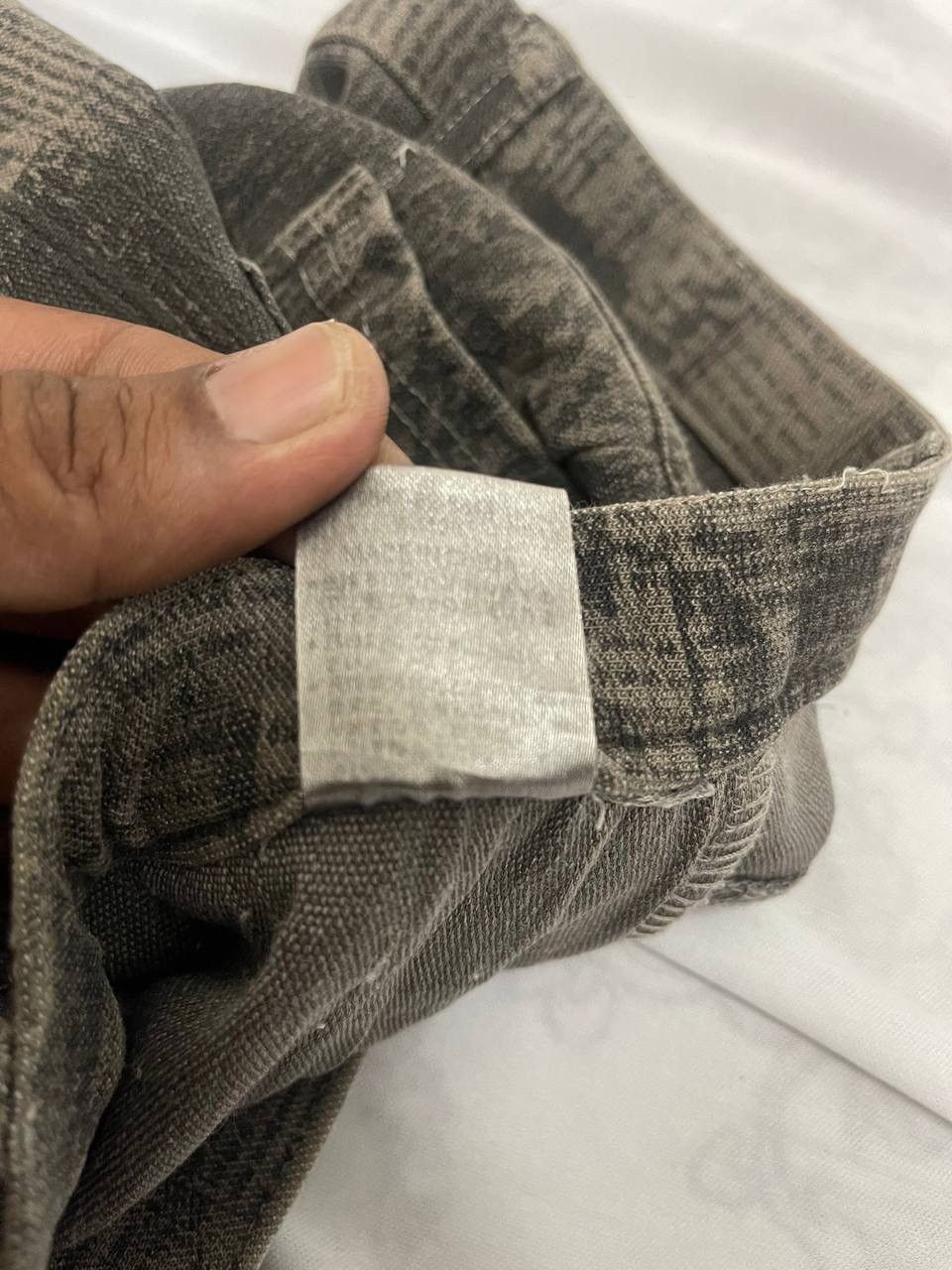 Japanese Brand Unknown Scratch Pant Newspaper Fullprint inspired JPG Size US 31 - 5 Thumbnail