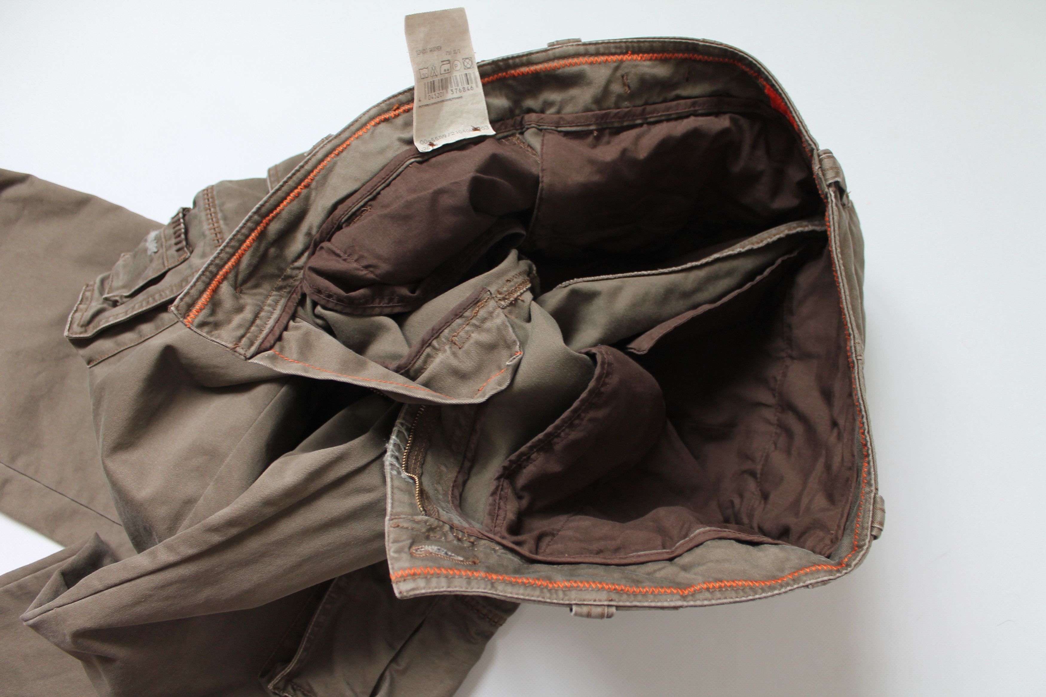 Hugo Boss HUGO BOSS Orange Cargo Pants Vintage 32 - 33Streetwear Size US 33 - 11 Thumbnail