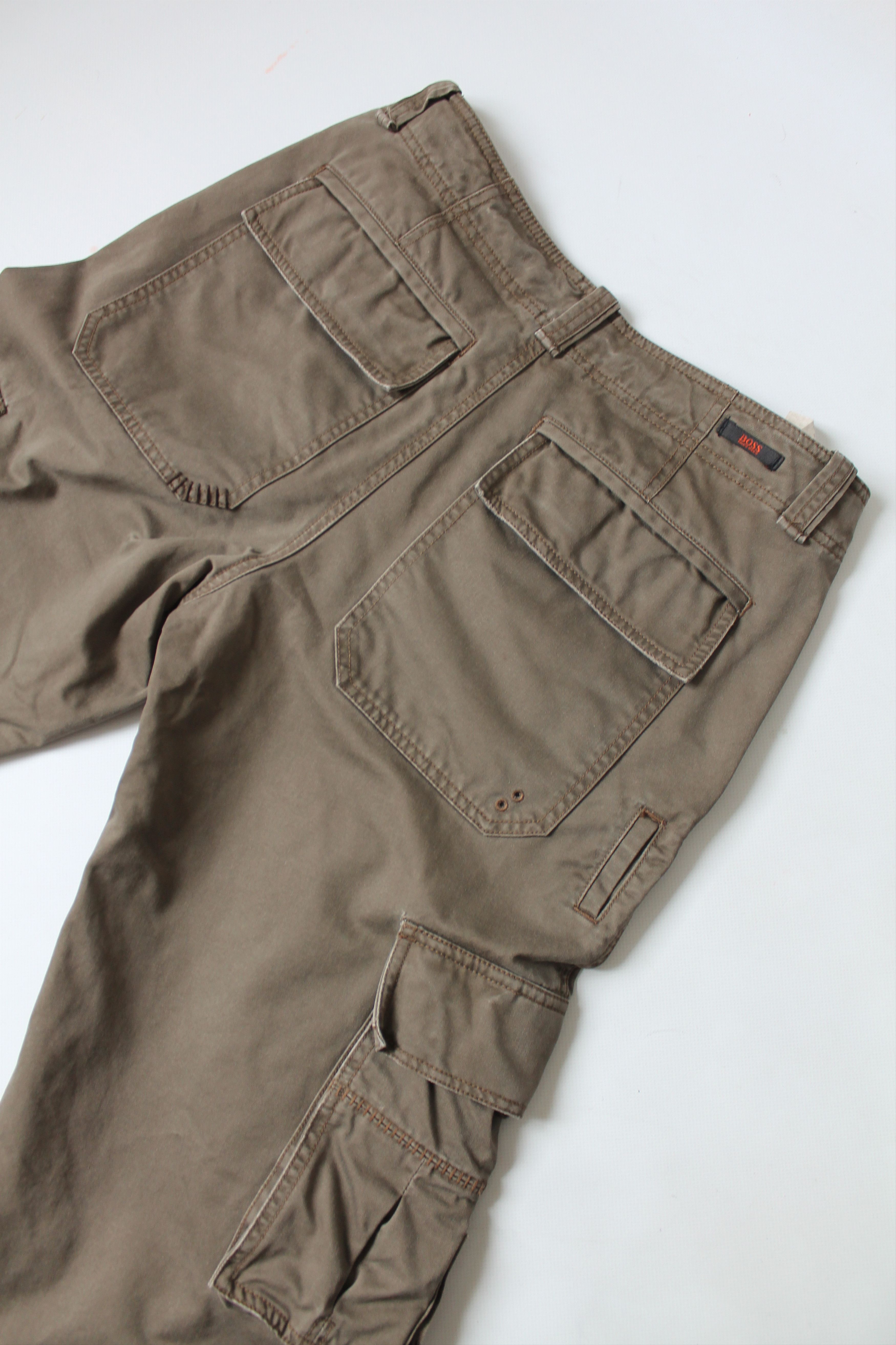 Hugo Boss HUGO BOSS Orange Cargo Pants Vintage 32 - 33Streetwear Size US 33 - 14 Thumbnail
