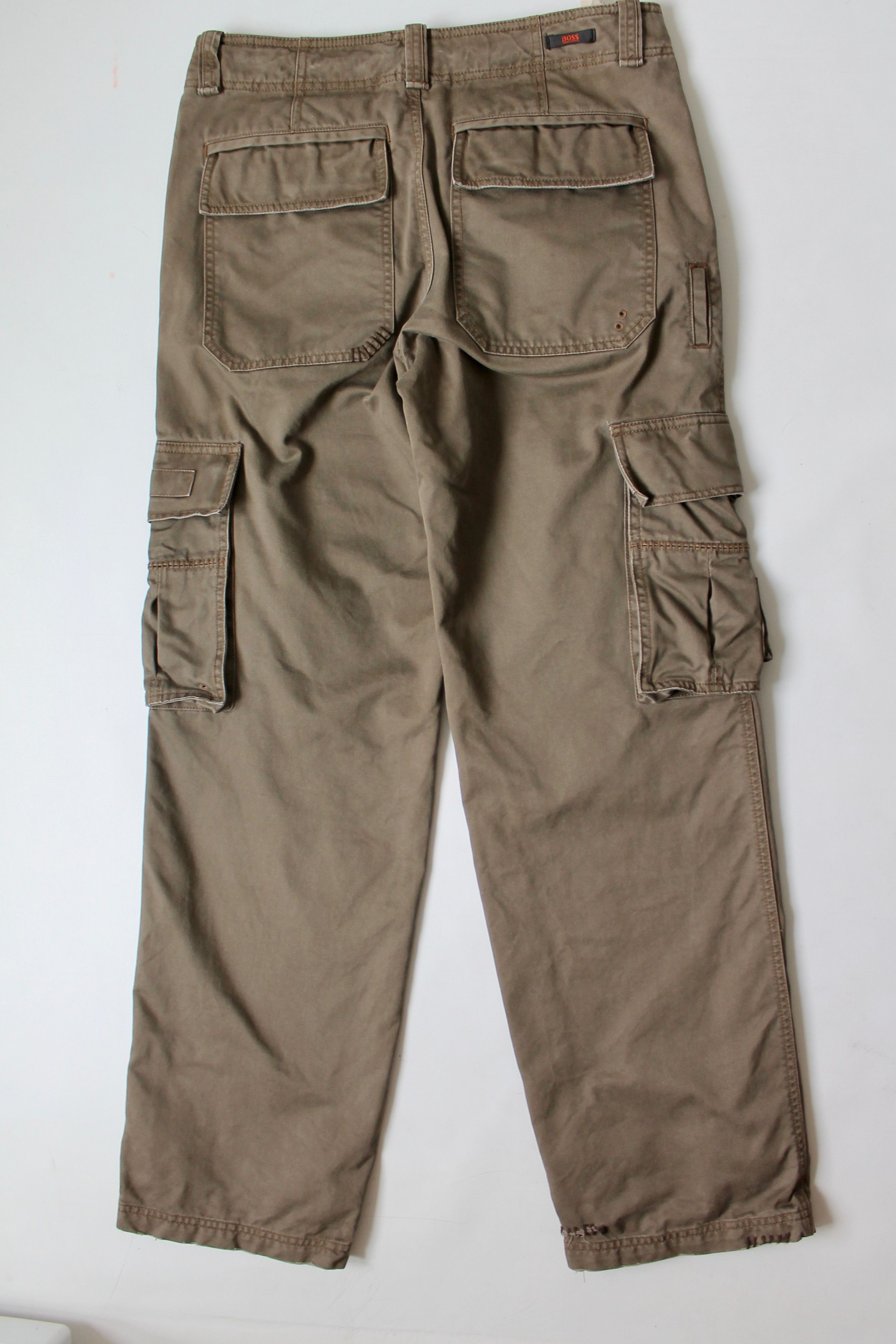Hugo Boss HUGO BOSS Orange Cargo Pants Vintage 32 - 33Streetwear Size US 33 - 13 Thumbnail