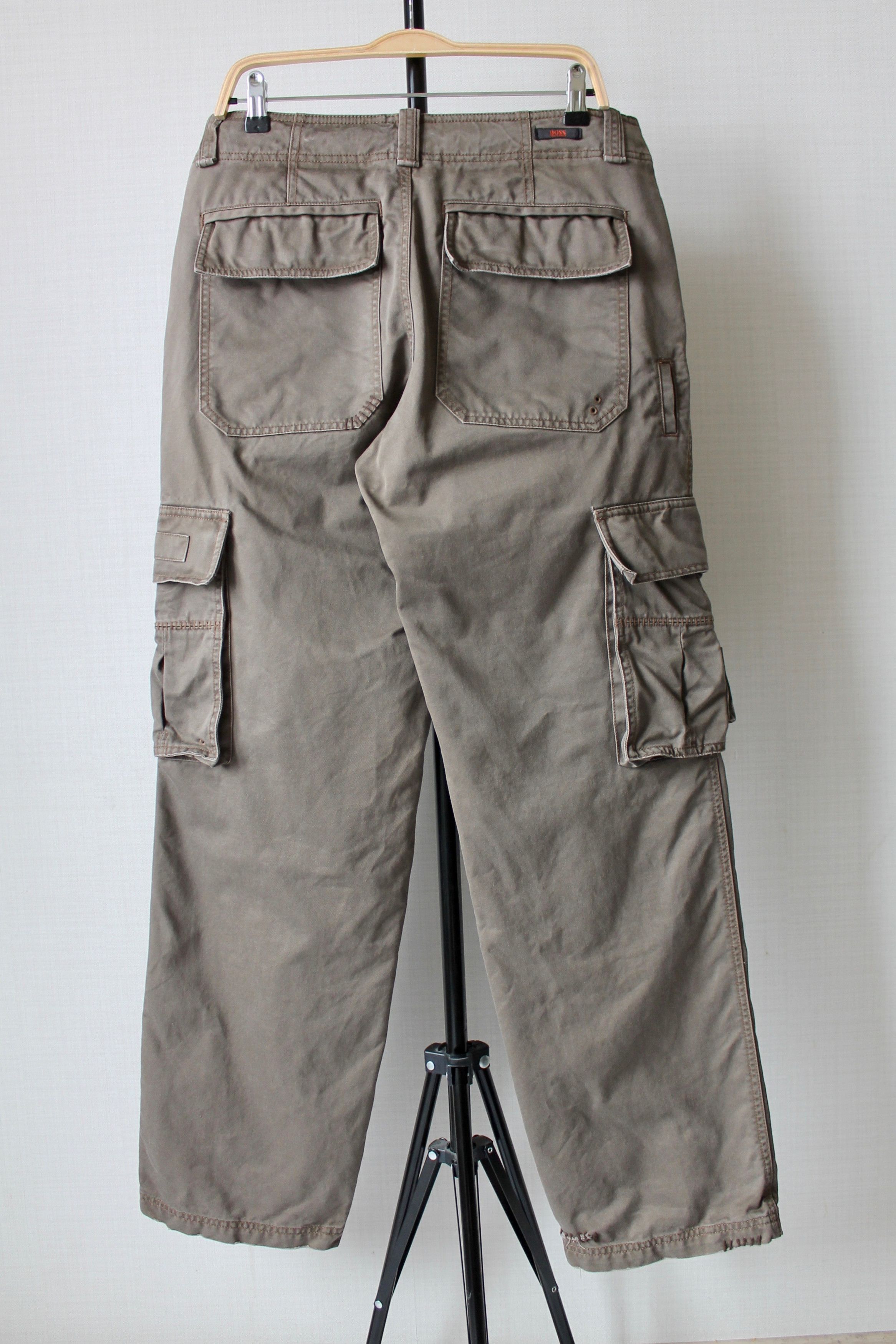 Hugo Boss HUGO BOSS Orange Cargo Pants Vintage 32 - 33Streetwear Size US 33 - 3 Thumbnail