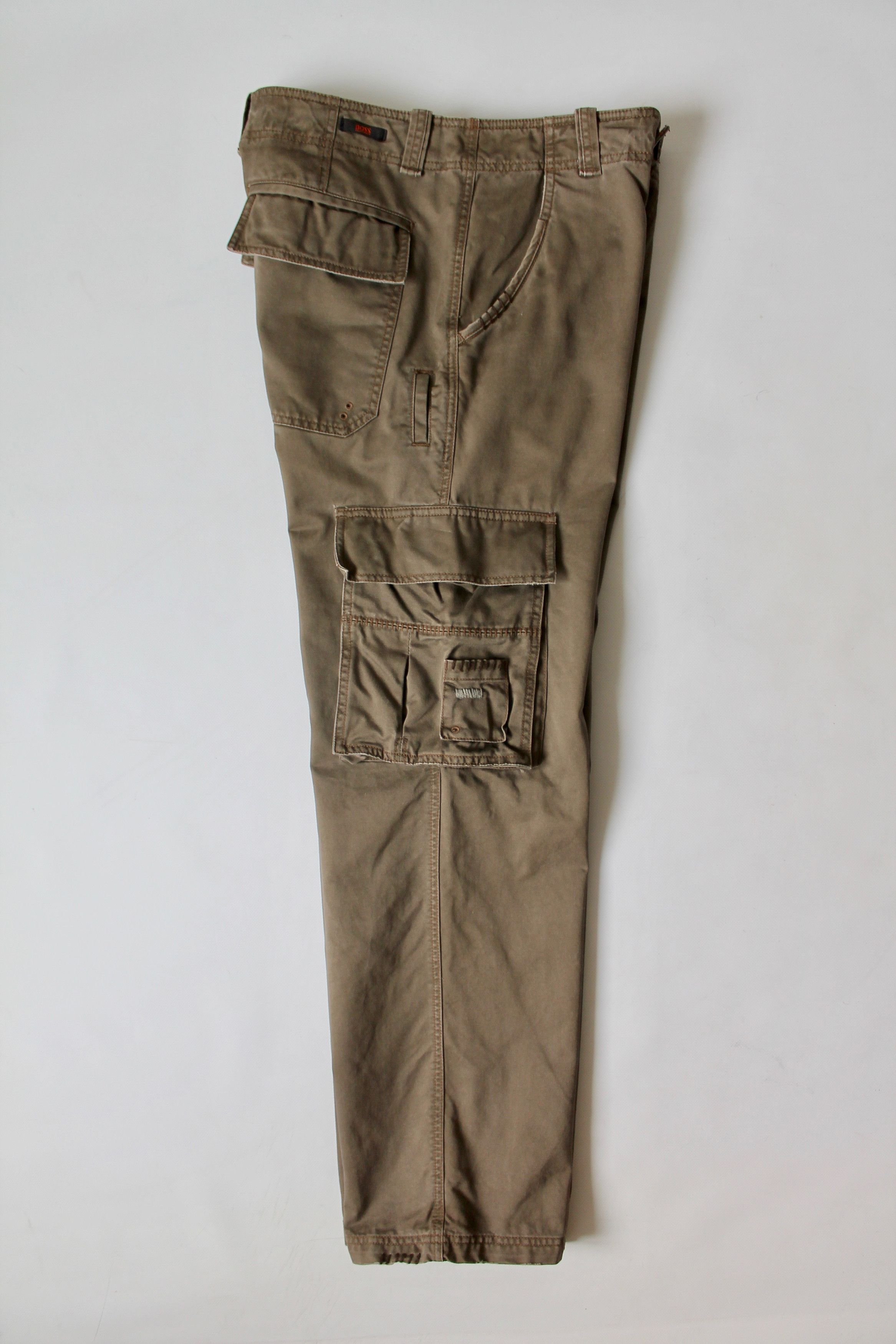 Hugo Boss HUGO BOSS Orange Cargo Pants Vintage 32 - 33Streetwear Size US 33 - 17 Thumbnail