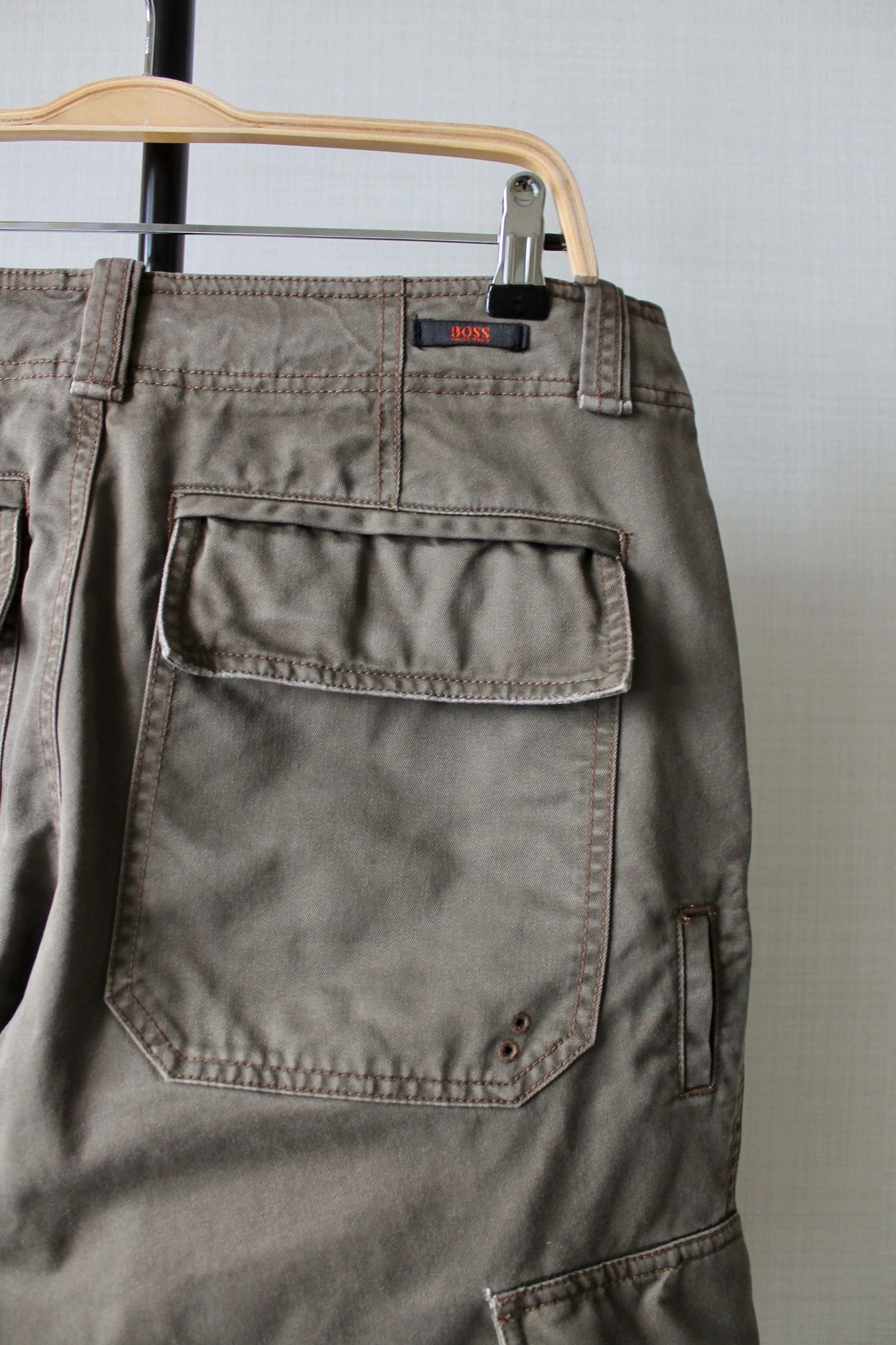 Hugo Boss HUGO BOSS Orange Cargo Pants Vintage 32 - 33Streetwear Size US 33 - 4 Thumbnail