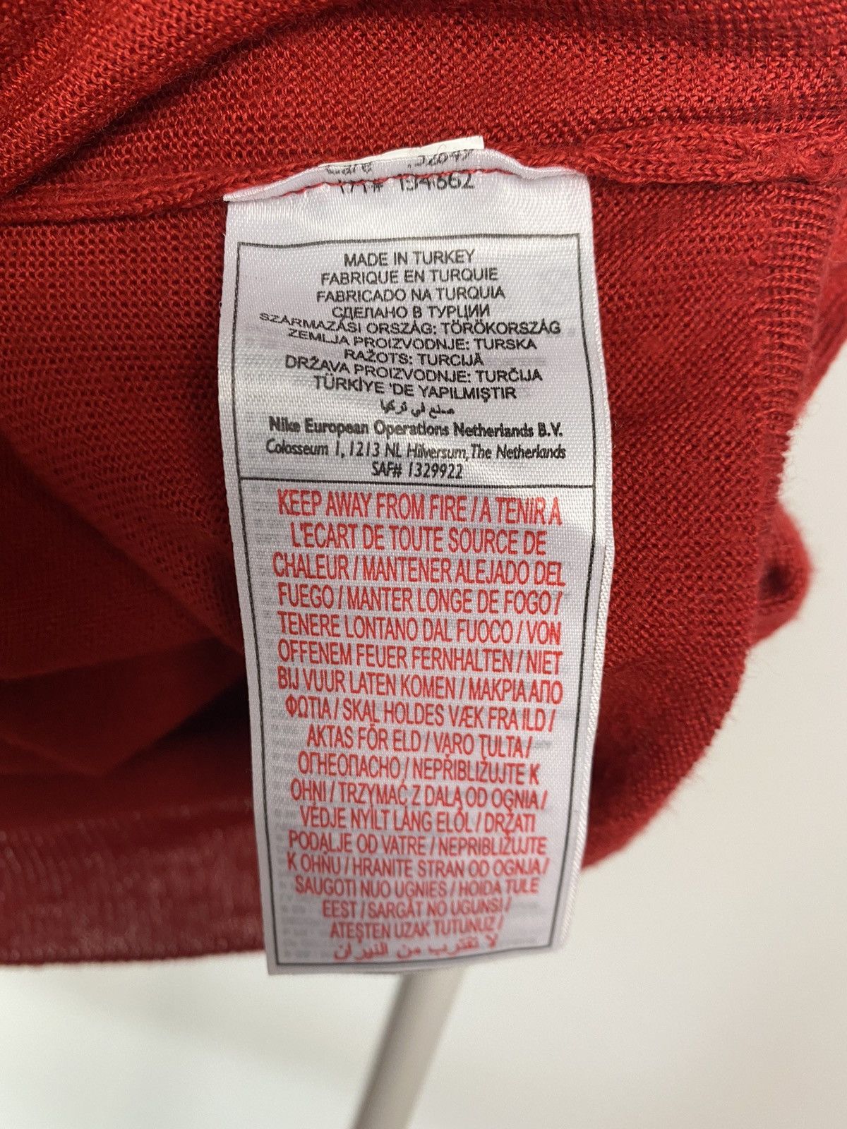 Nike × Vintage Nike Golf vintage red sweater vest small swoosh Size US XL / EU 56 / 4 - 5 Thumbnail