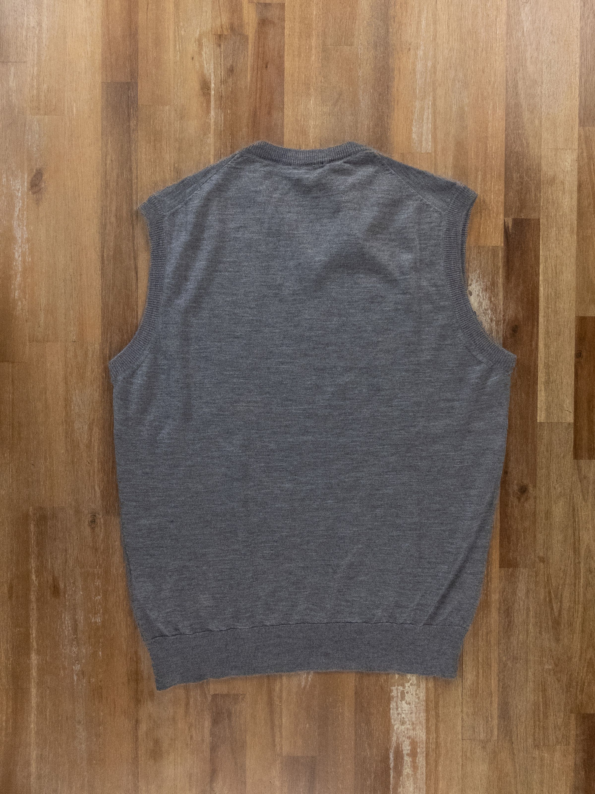 Drumohr DRUMOHR gray cashmere knit vest sweater 50 Large NWT Size US L / EU 52-54 / 3 - 5 Thumbnail