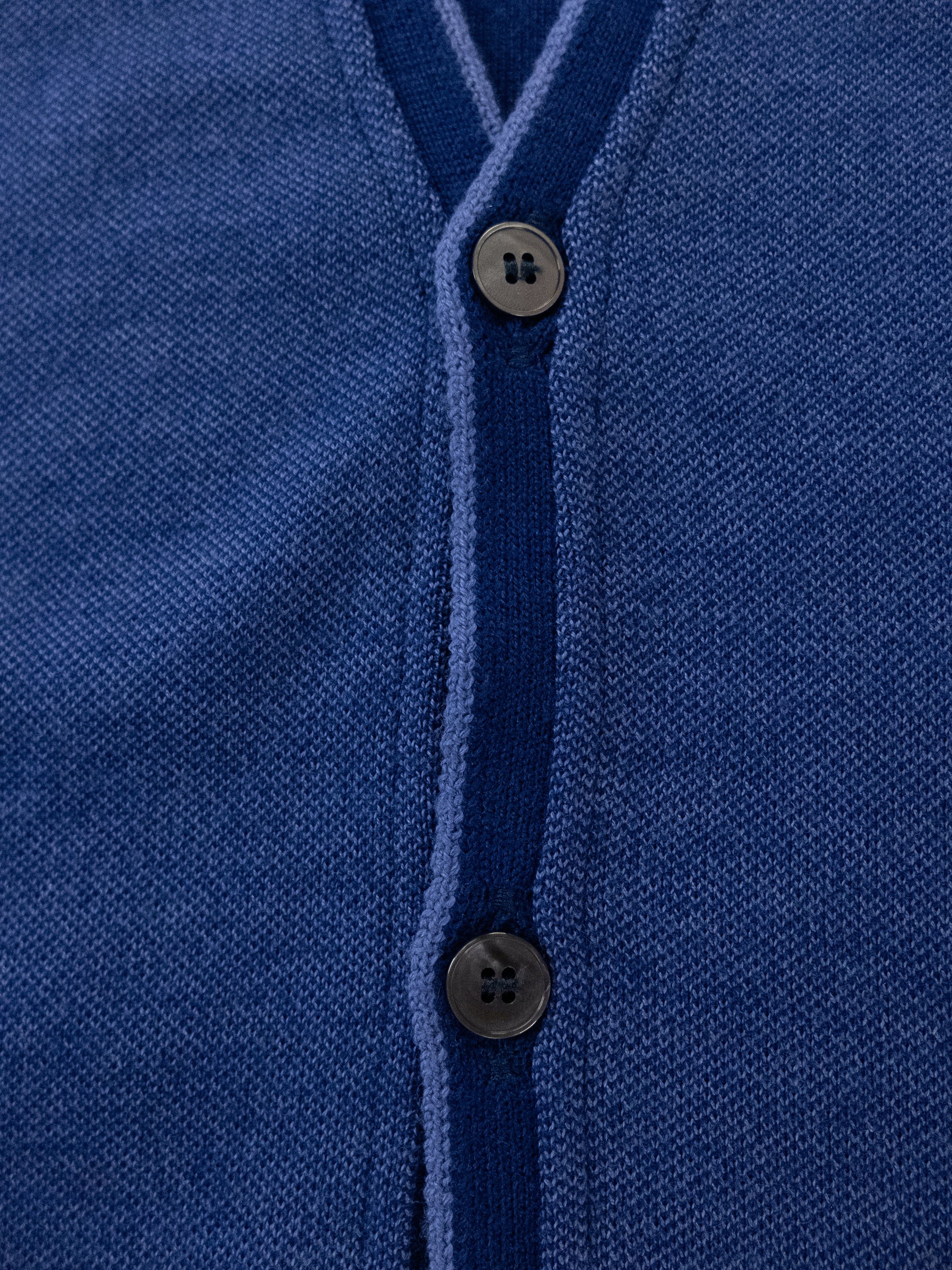 Drumohr DRUMOHR blue wool knit vest gilet sweater 50 Large NWT Size US L / EU 52-54 / 3 - 4 Thumbnail
