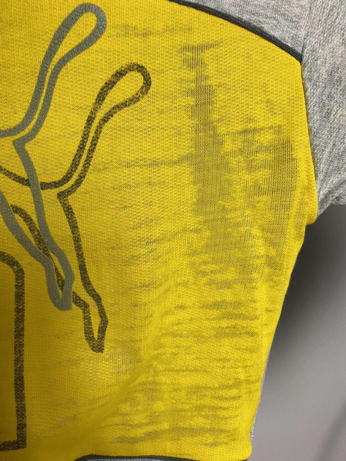 Puma × Vintage Puma vintage big 3D logo sweatshirt 80s yellow grey Size US L / EU 52-54 / 3 - 7 Thumbnail