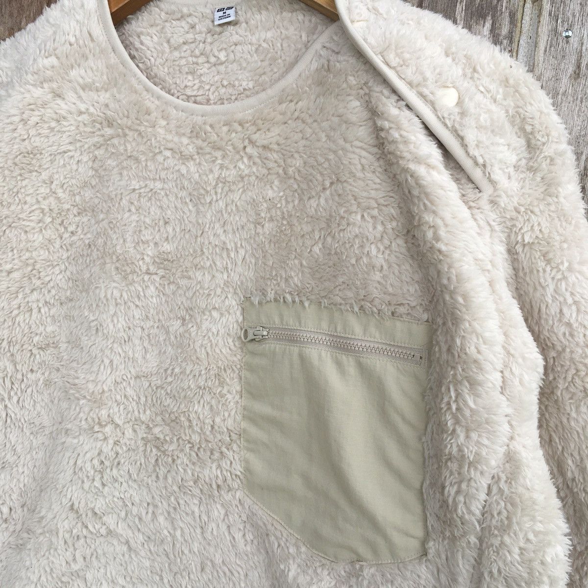 Uniqlo Uniqlo Japanese Brand Fleece Sweater ERD GRUNGE Size US M / EU 48-50 / 2 - 2 Thumbnail