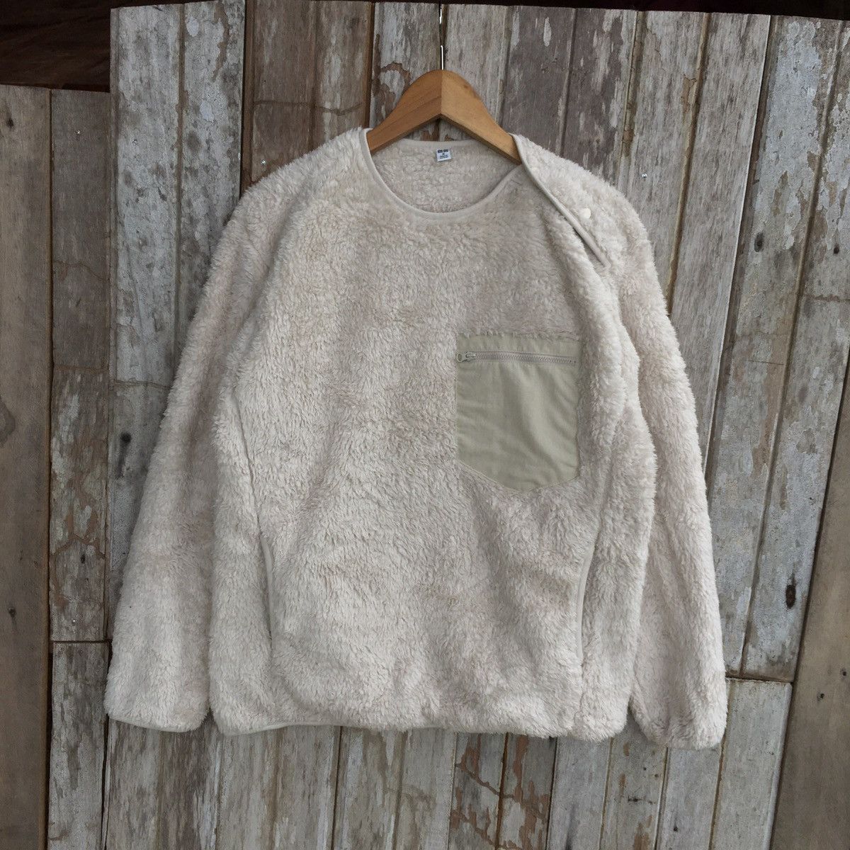 Uniqlo Uniqlo Japanese Brand Fleece Sweater ERD GRUNGE Size US M / EU 48-50 / 2 - 1 Thumbnail