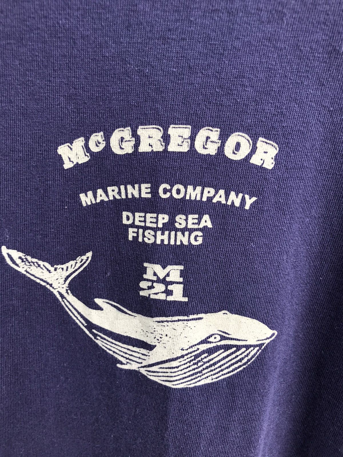 McGregor Vintage McGregor Marine Company Deep Sea Fishing Print Tee Size US L / EU 52-54 / 3 - 4 Thumbnail