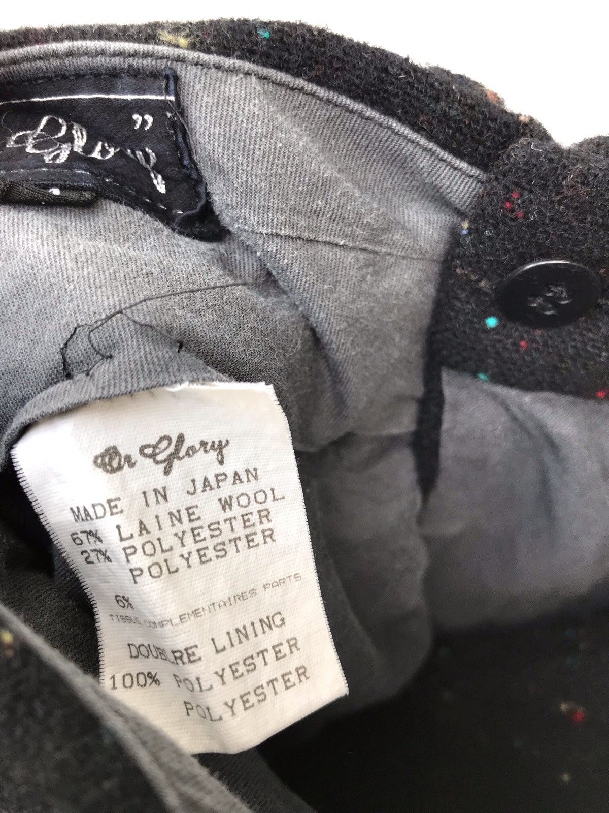 Japanese Brand × Or Glory Japanese Brand Or Glory Salt & Paper Wool Trousers Pants Size US 28 / EU 44 - 6 Thumbnail