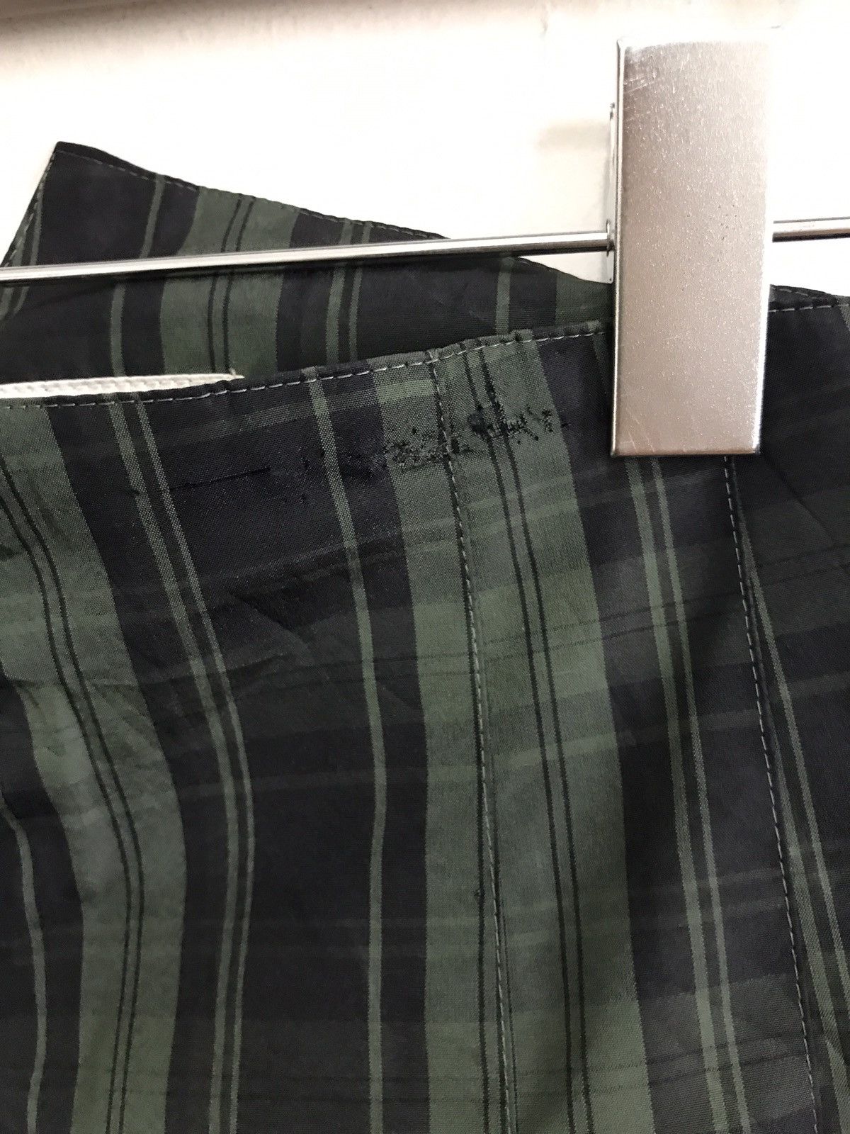 Designer × Vintage Vintage Norma Kamali Checked High Waist Gabardine Pants Size US 26 / EU 42 - 4 Thumbnail