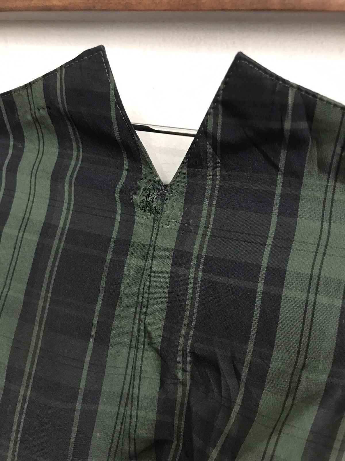 Designer × Vintage Vintage Norma Kamali Checked High Waist Gabardine Pants Size US 26 / EU 42 - 6 Thumbnail