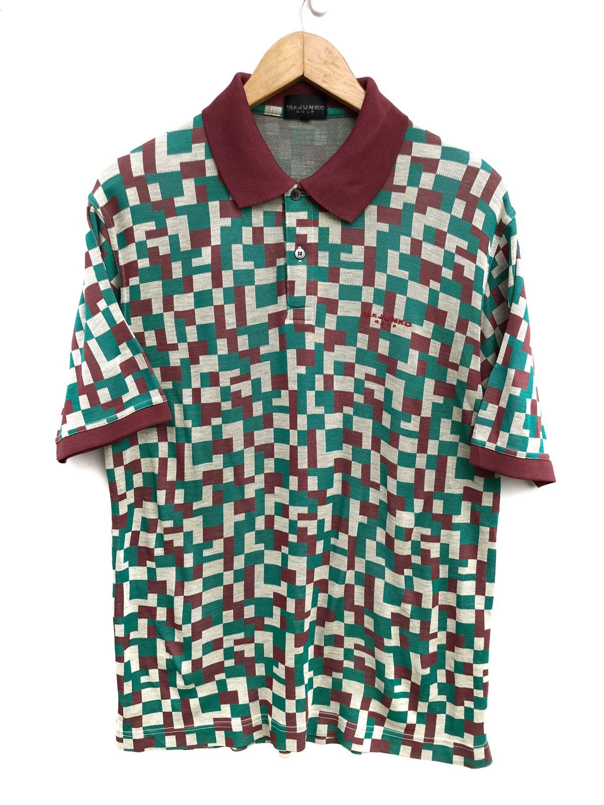 Japanese Brand × Junko Shimada Japanese Brand Mr. Junko Golf Multicolour Polo Shirt Size US M / EU 48-50 / 2 - 1 Thumbnail