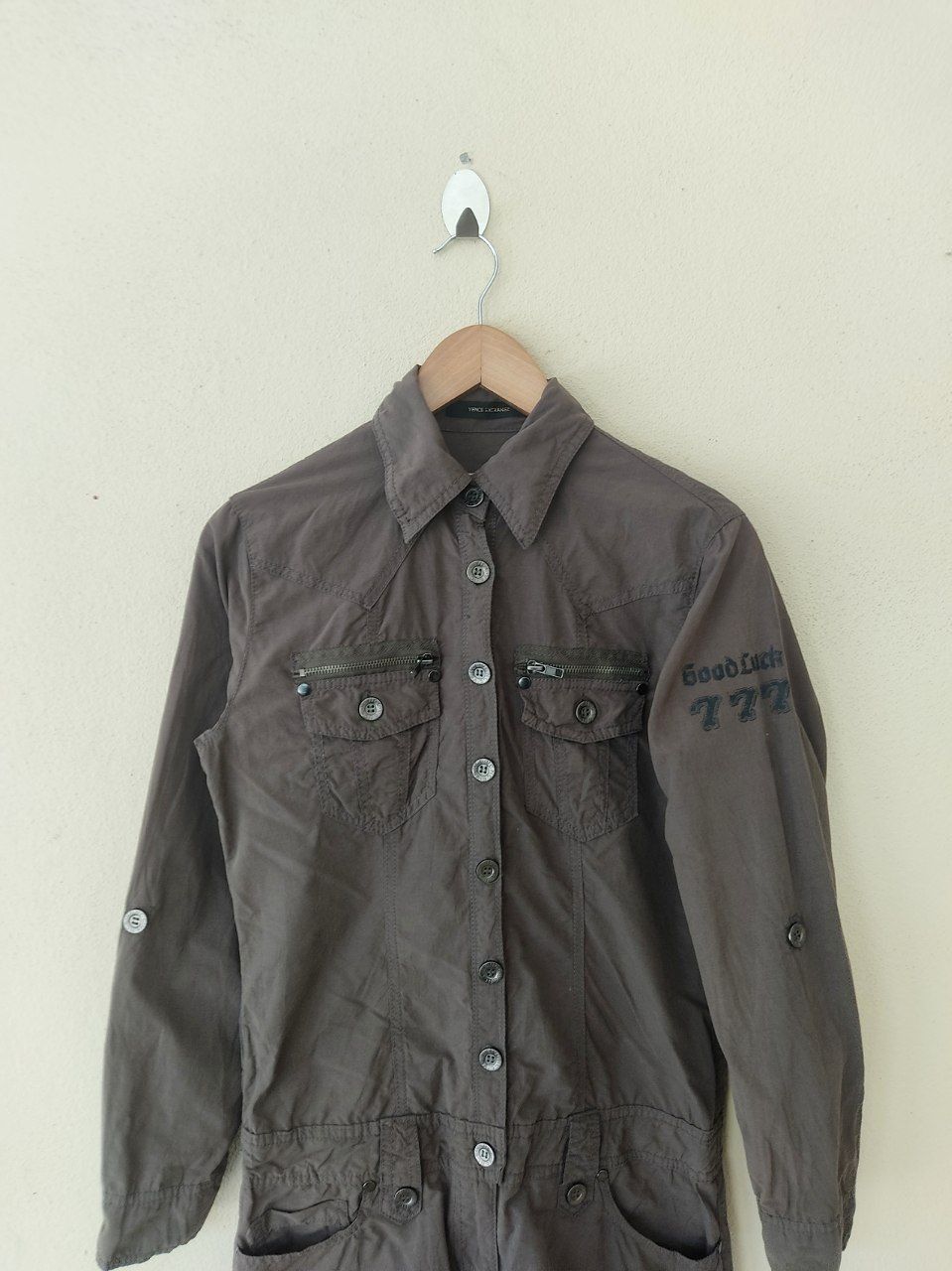 Japanese Brand Vence Exchange Military Skull Airforce Coveralls Size US M / EU 48-50 / 2 - 4 Thumbnail
