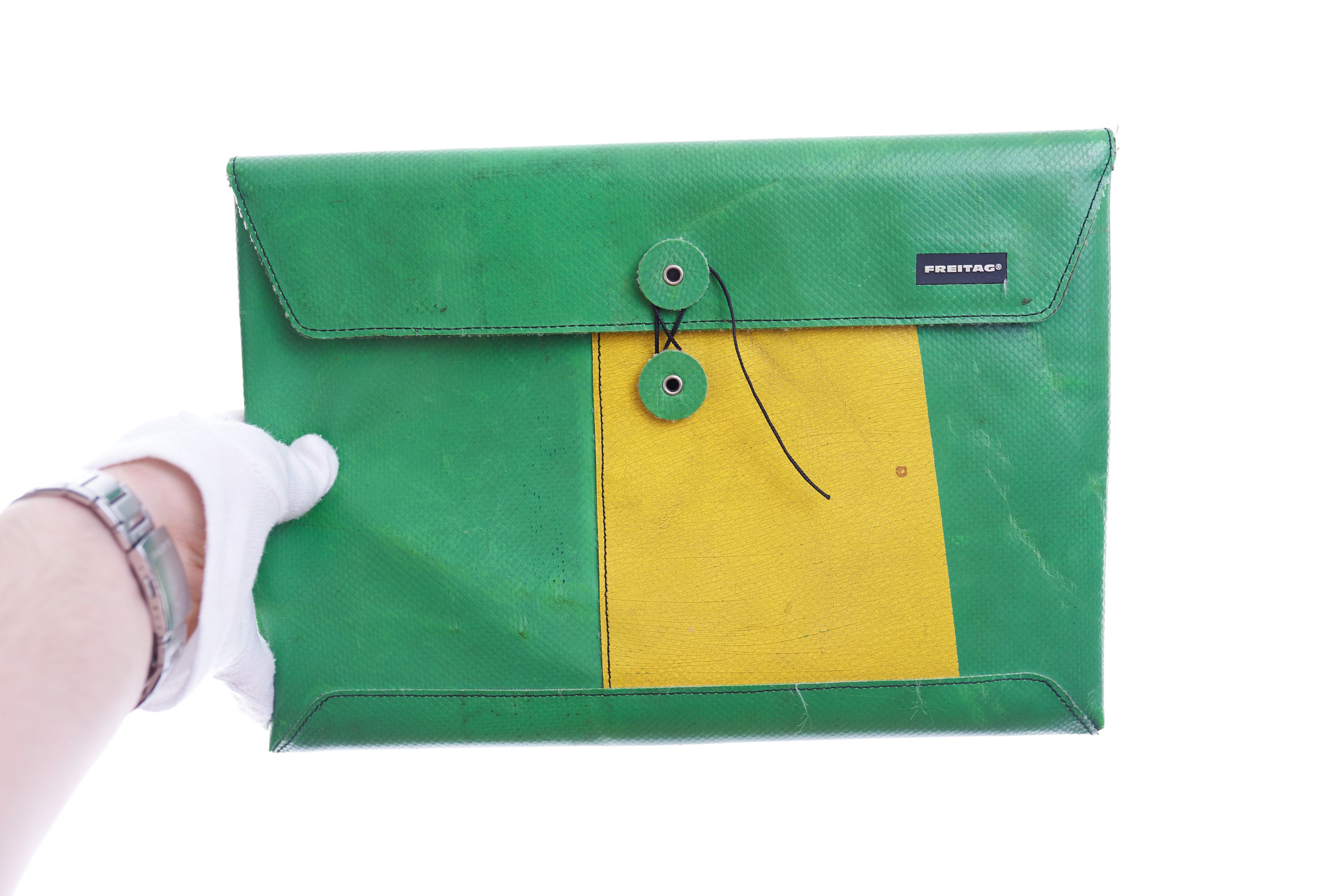 Freitag FREITAG Bag Pouch Green Yellow Size ONE SIZE - 3 Thumbnail
