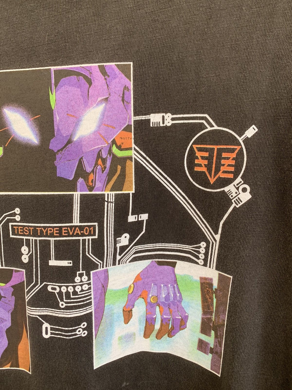 Anime × Japanese Brand × Vintage Rare‼️Vintage 90s Neon Genesis Evangelion Unit 1 anime tshirt Size US L / EU 52-54 / 3 - 3 Thumbnail