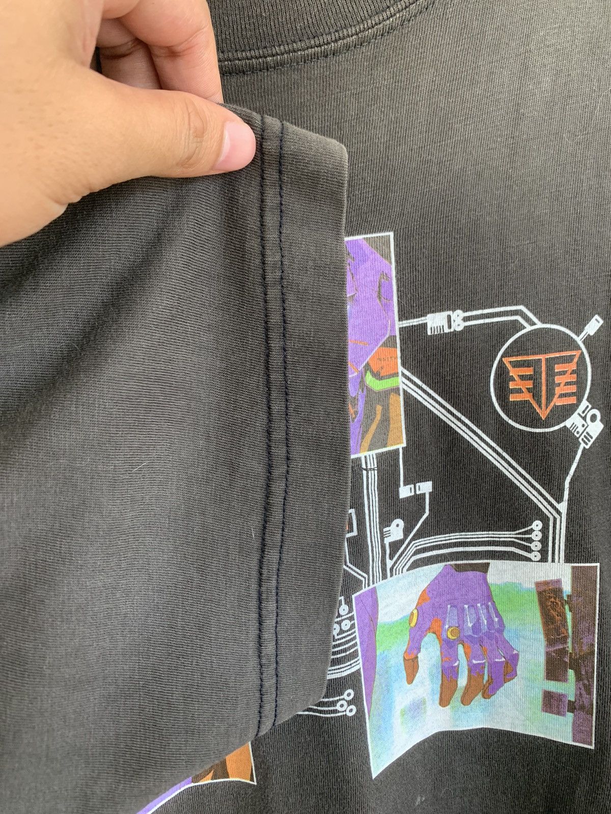 Anime × Japanese Brand × Vintage Rare‼️Vintage 90s Neon Genesis Evangelion Unit 1 anime tshirt Size US L / EU 52-54 / 3 - 5 Thumbnail