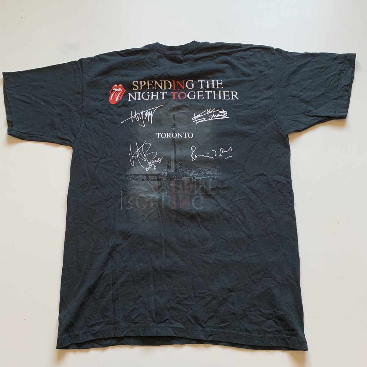 Band Tees × The Rolling Stones × Vintage Vintage 2003 Rolling