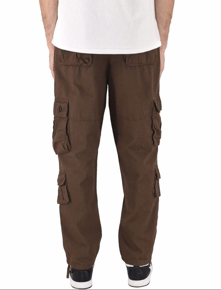 Japanese Brand 8 Pocket Cargo Pants Earth Brown Size US 30 / EU 46 - 4 Thumbnail
