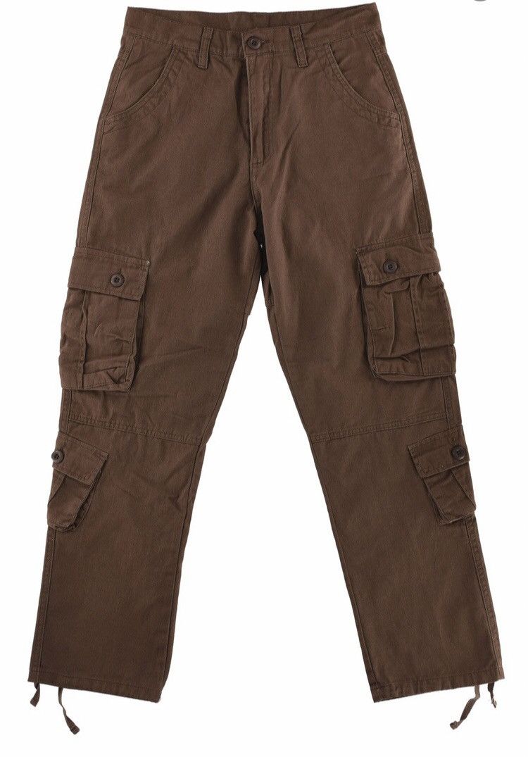 Japanese Brand 8 Pocket Cargo Pants Earth Brown Size US 30 / EU 46 - 5 Thumbnail