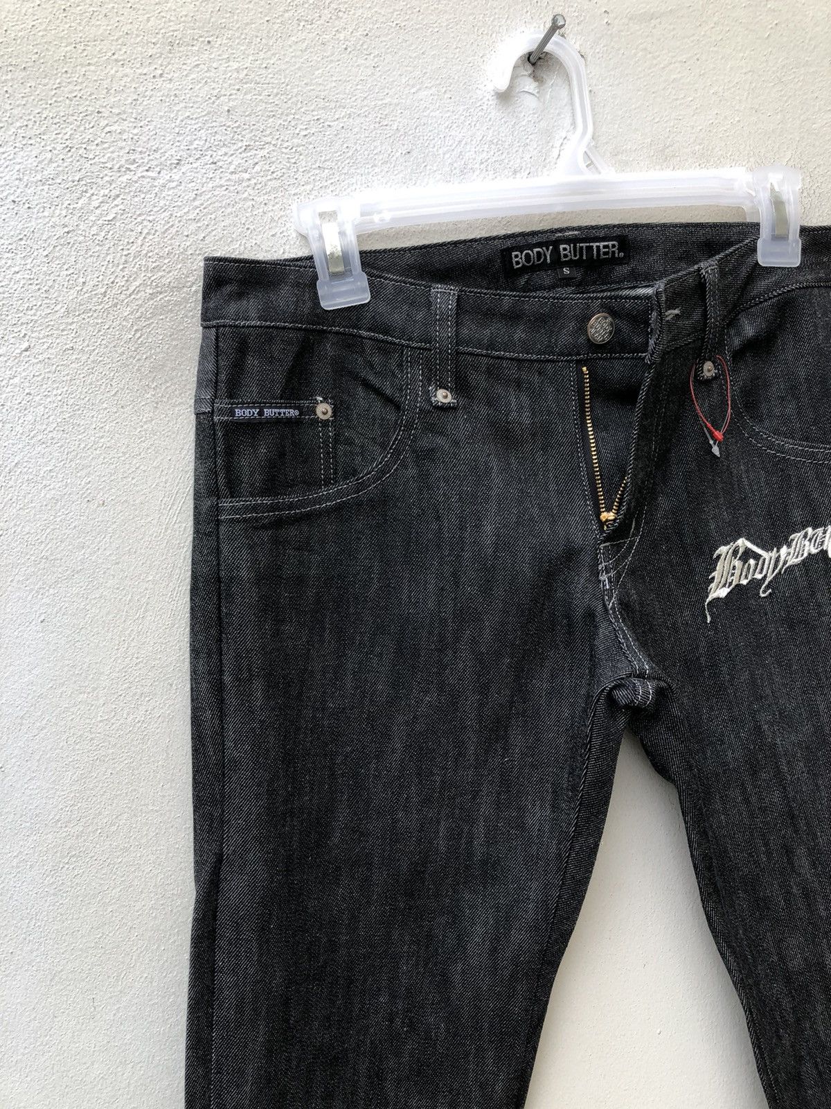 Vintage Body Butter Japan Stretch Denim Flare Jeans Size US 30 / EU 46 - 9 Thumbnail