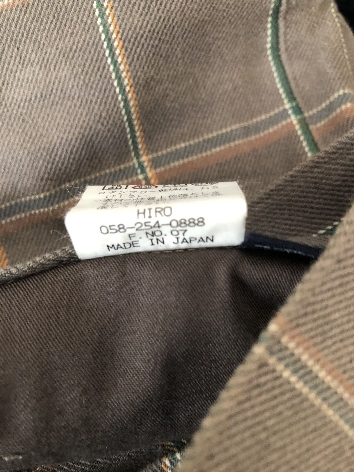Vintage Vintage TESS by HIRO Japan Checks Pant Flare Jeans Size US 30 / EU 46 - 25 Thumbnail
