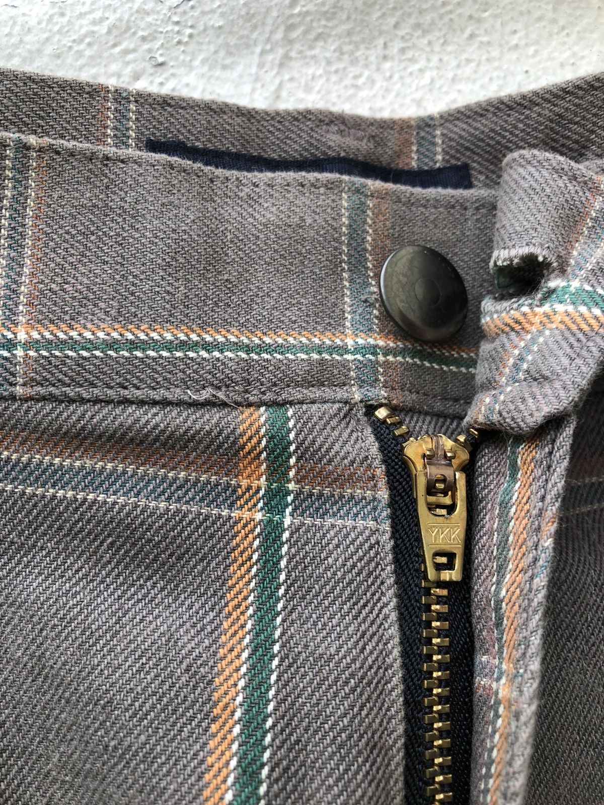 Vintage Vintage TESS by HIRO Japan Checks Pant Flare Jeans Size US 30 / EU 46 - 8 Thumbnail