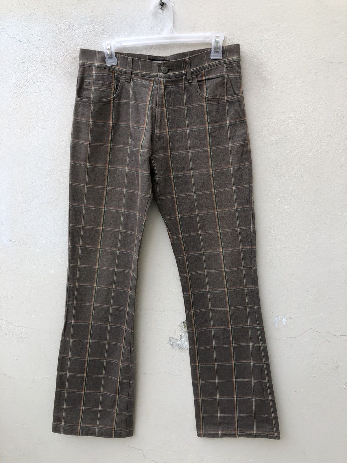 Vintage Vintage TESS by HIRO Japan Checks Pant Flare Jeans Size US 30 / EU 46 - 6 Thumbnail
