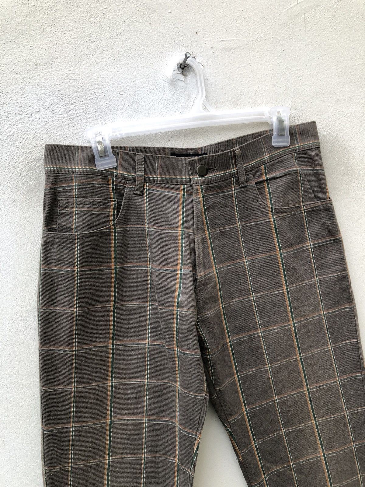 Vintage Vintage TESS by HIRO Japan Checks Pant Flare Jeans Size US 30 / EU 46 - 7 Thumbnail