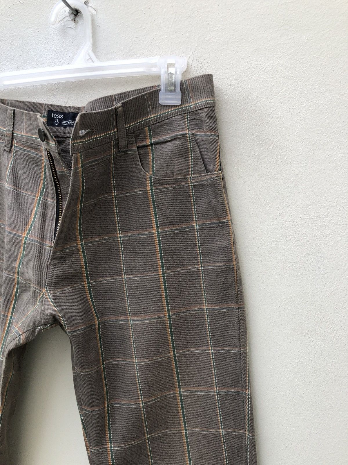Vintage Vintage TESS by HIRO Japan Checks Pant Flare Jeans Size US 30 / EU 46 - 12 Thumbnail