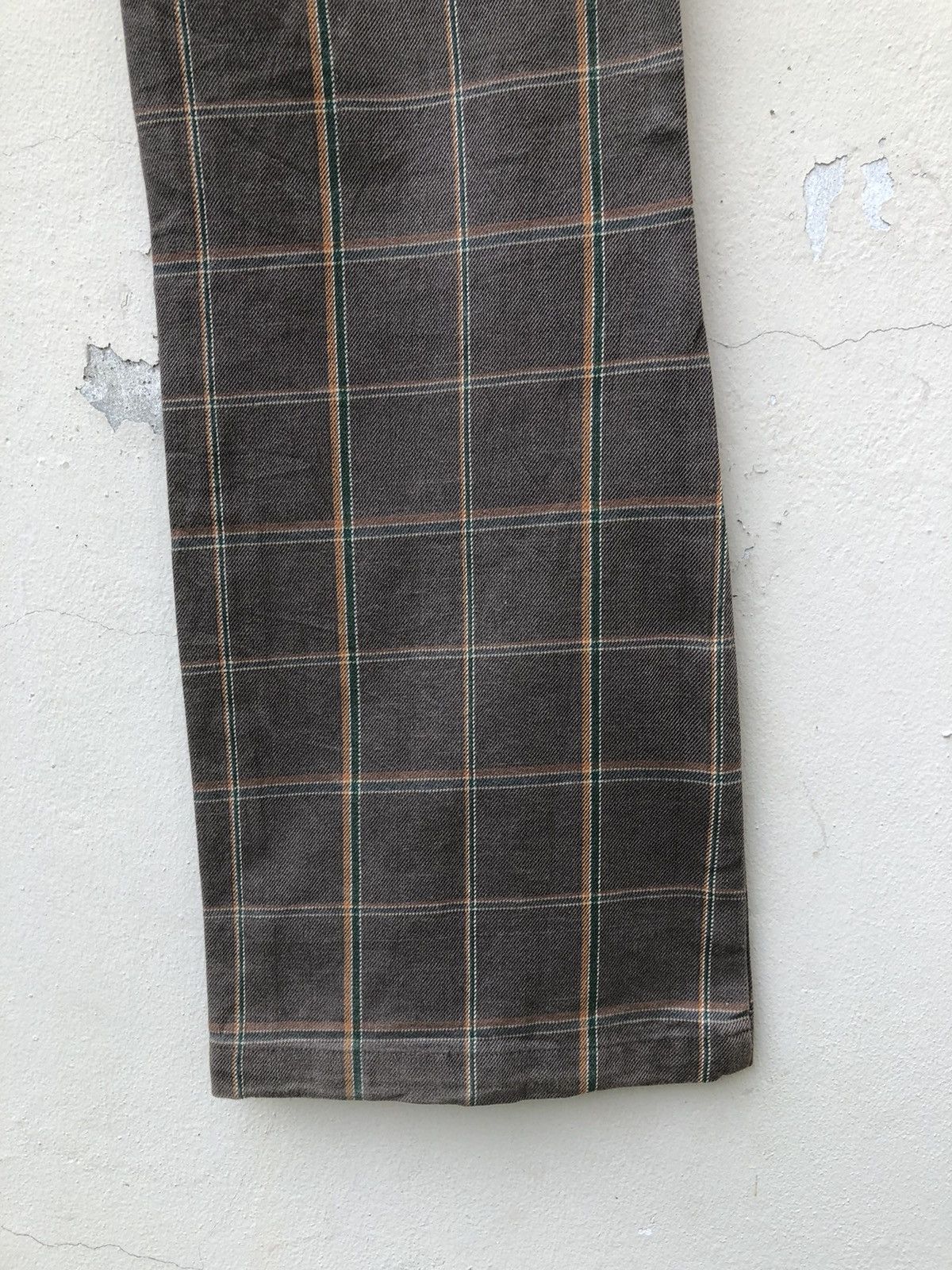 Vintage Vintage TESS by HIRO Japan Checks Pant Flare Jeans Size US 30 / EU 46 - 22 Thumbnail