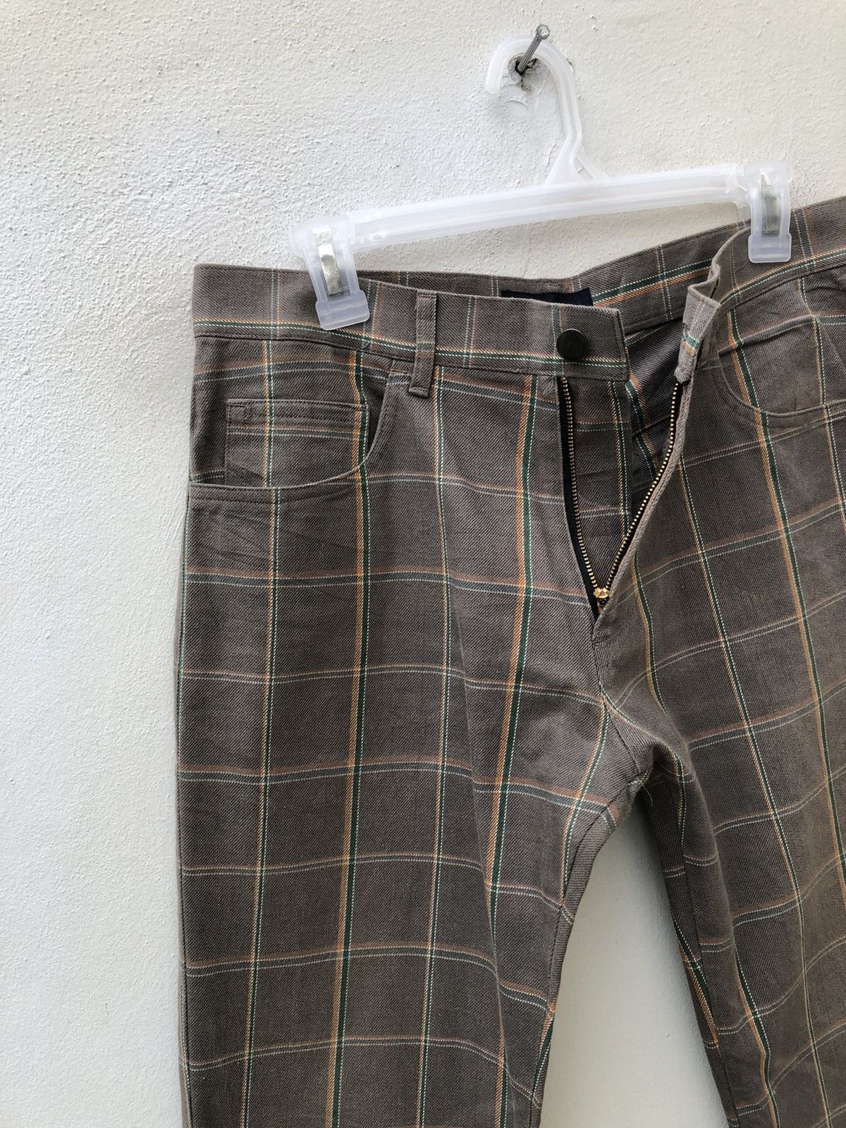 Vintage Vintage TESS by HIRO Japan Checks Pant Flare Jeans Size US 30 / EU 46 - 9 Thumbnail